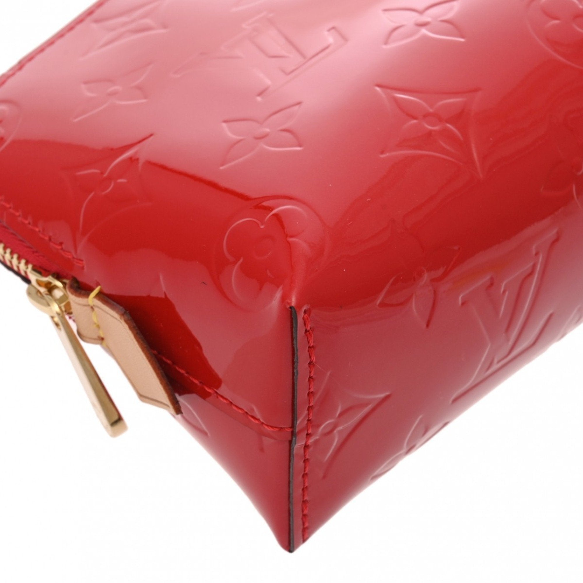 Louis Vuitton Pochette Tick Cerise M90172 Women's Vernis Pouch