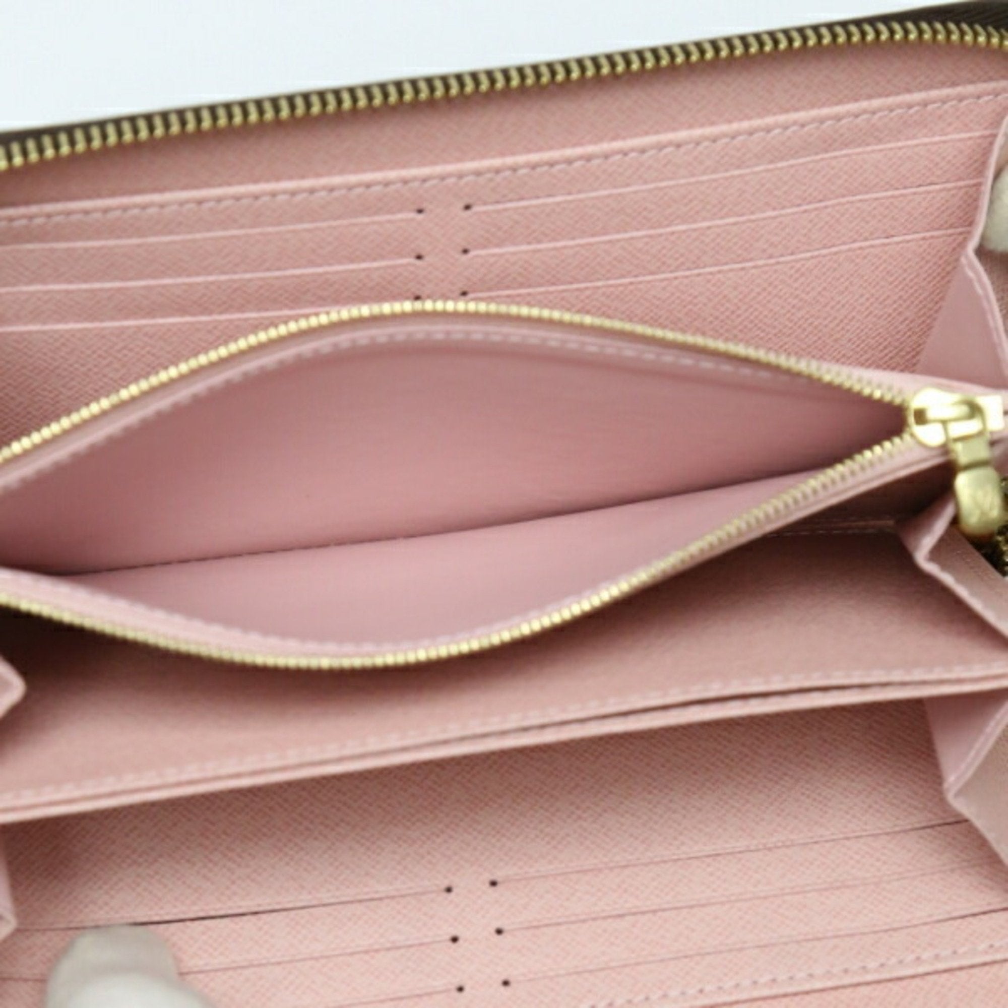 Louis Vuitton Zippy Wallet Monogram Rose Ballerine M41894