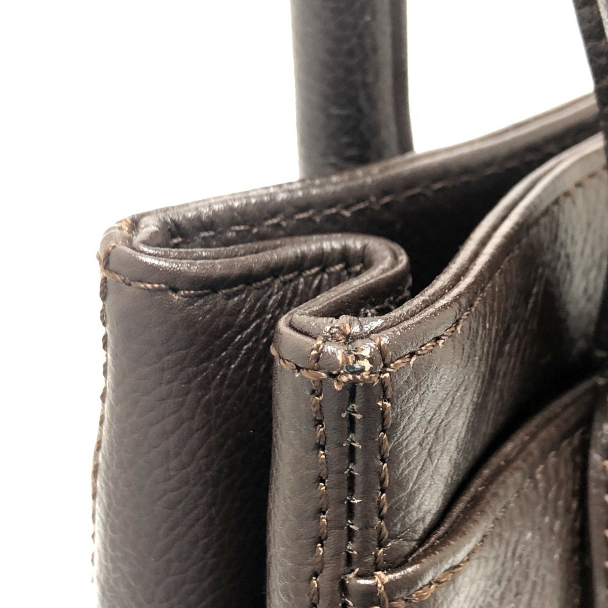 Chanel Executive 2.55 Tote Bag Leather Women's Brown Similar