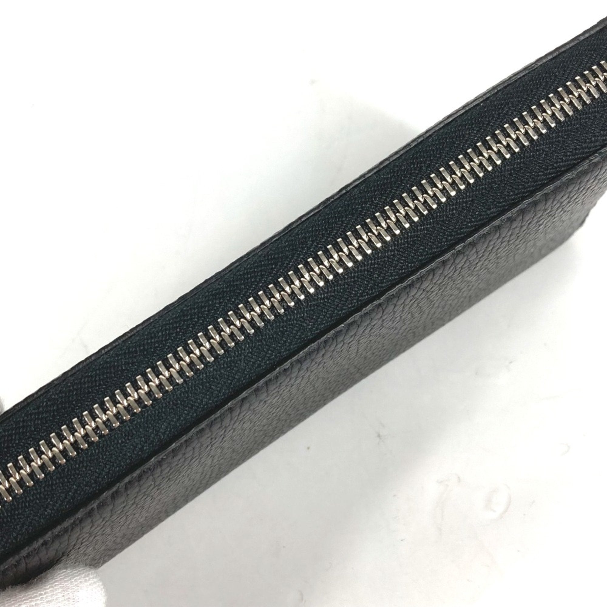 Gucci 771154 Long Wallet Zip Around Long Wallet Black