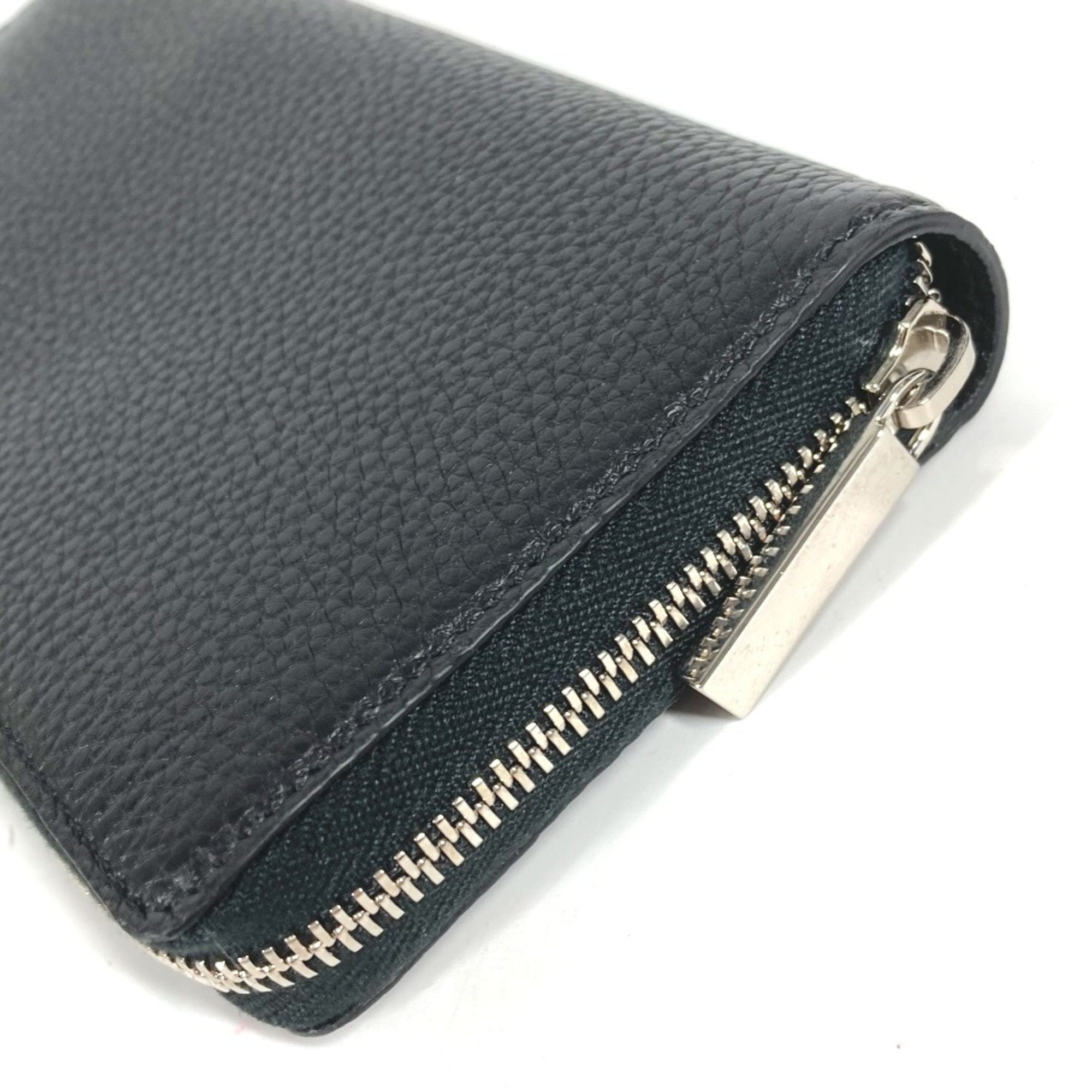 Gucci 771154 Long Wallet Zip Around Long Wallet Black