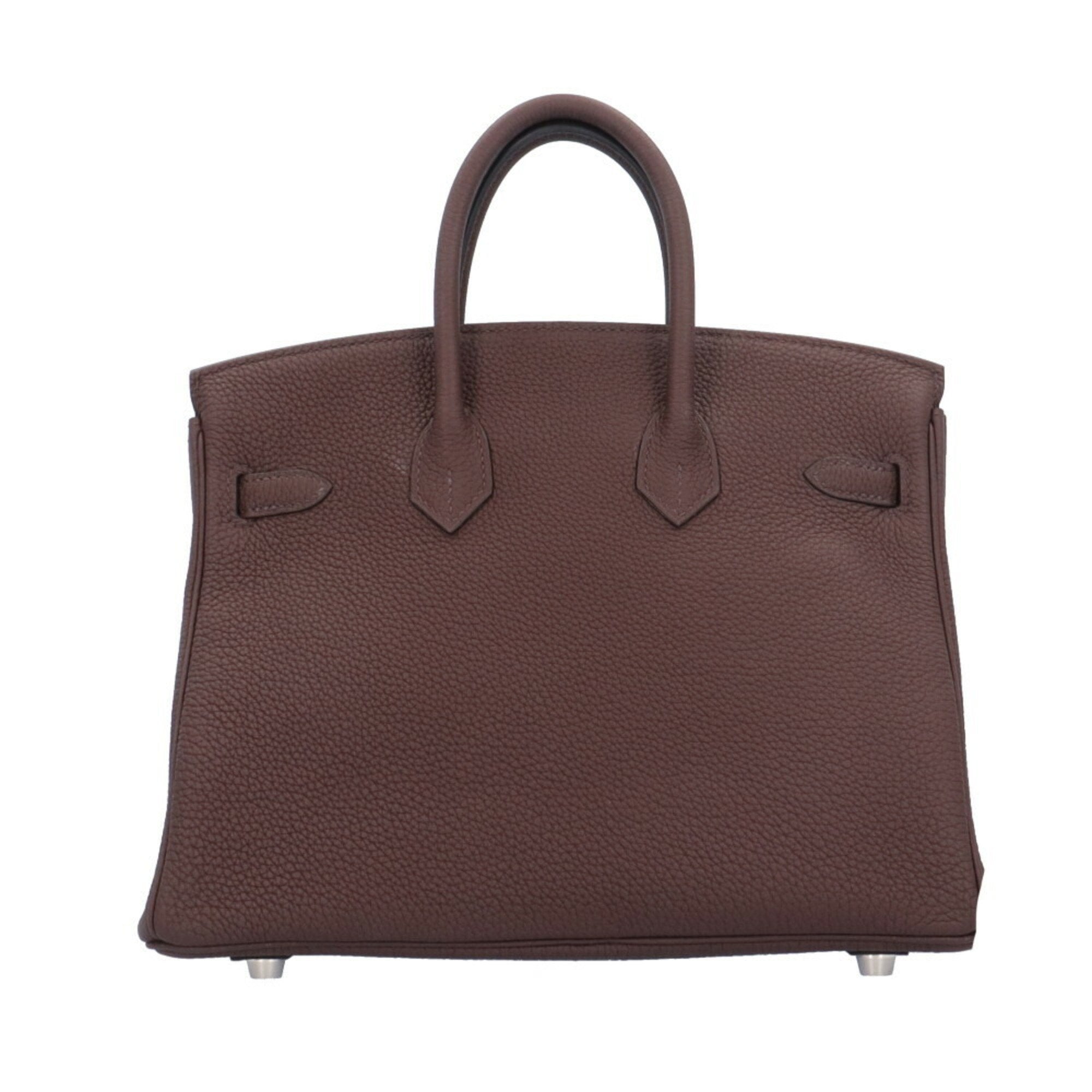 Hermes Birkin 25 Handbag Leather Brown Women's Hermes
