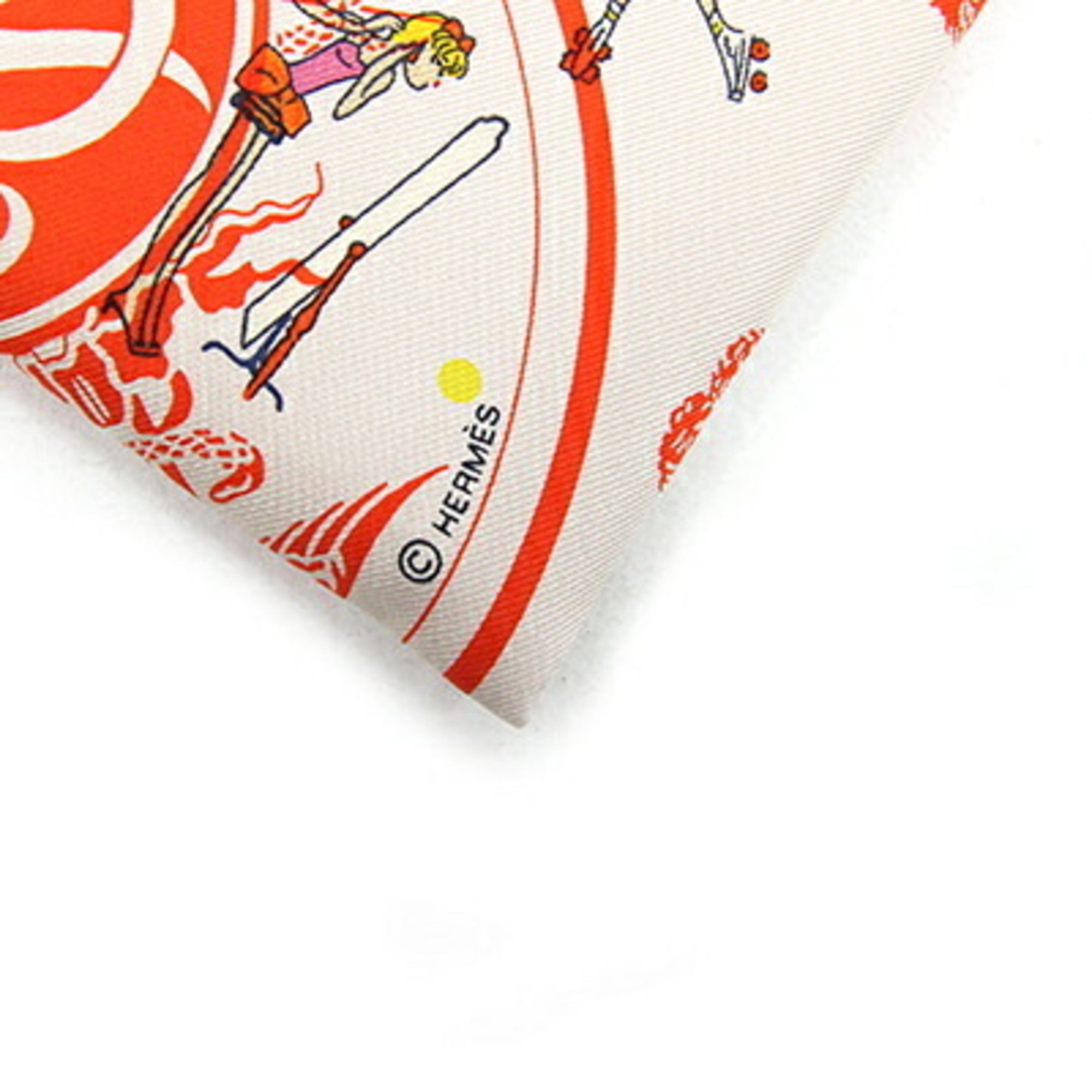 Hermes Pouch Silky Pocket Case Multicolor Silk Women's Hermes