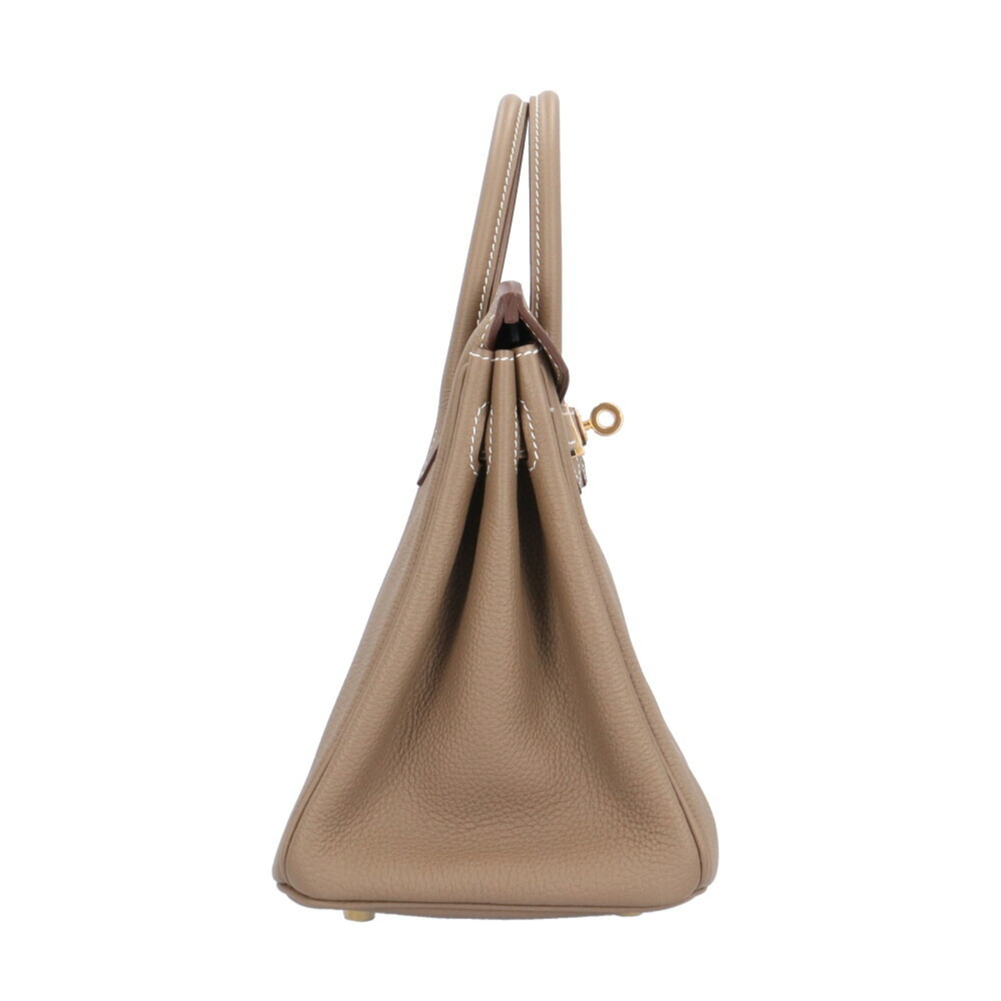 Hermes Birkin 25 Handbag Togo Beige Women's Hermes