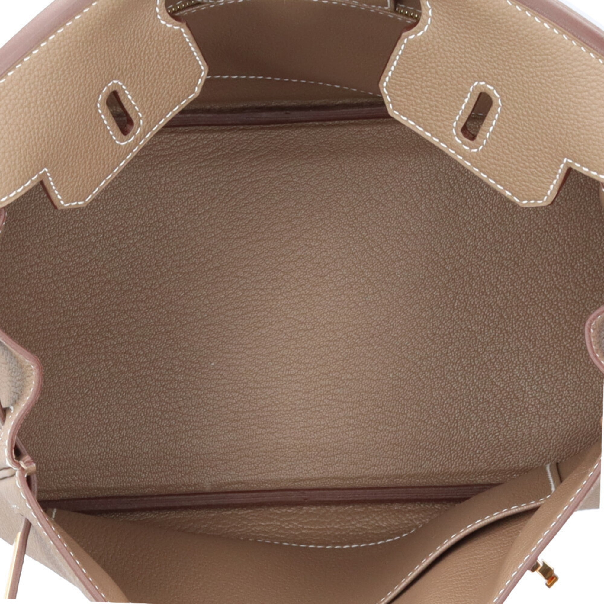 Hermes Birkin 25 Handbag Togo Beige Women's Hermes