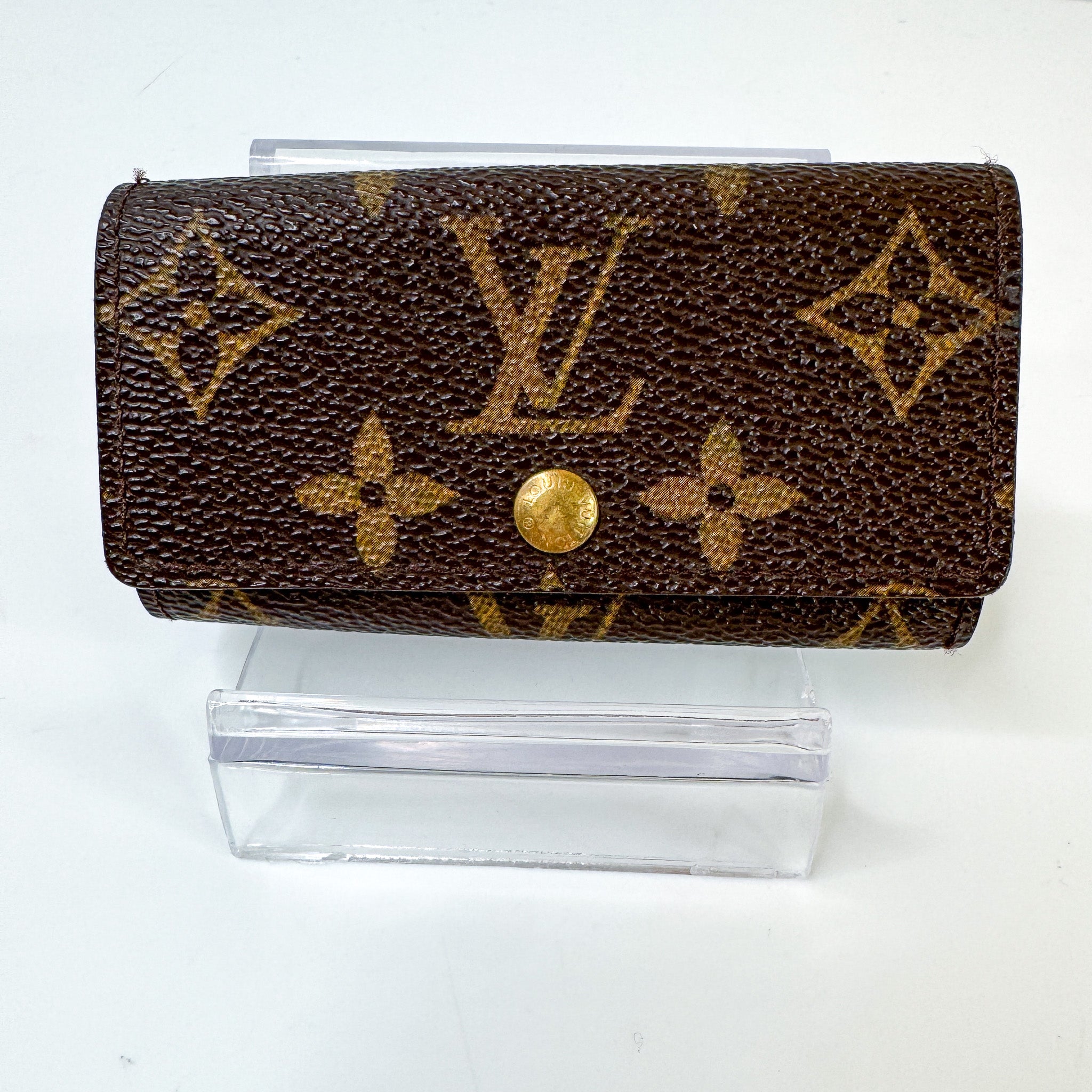Pre-Owned Authentic Louis Vuitton Coated Canvas Monogram Key Holder