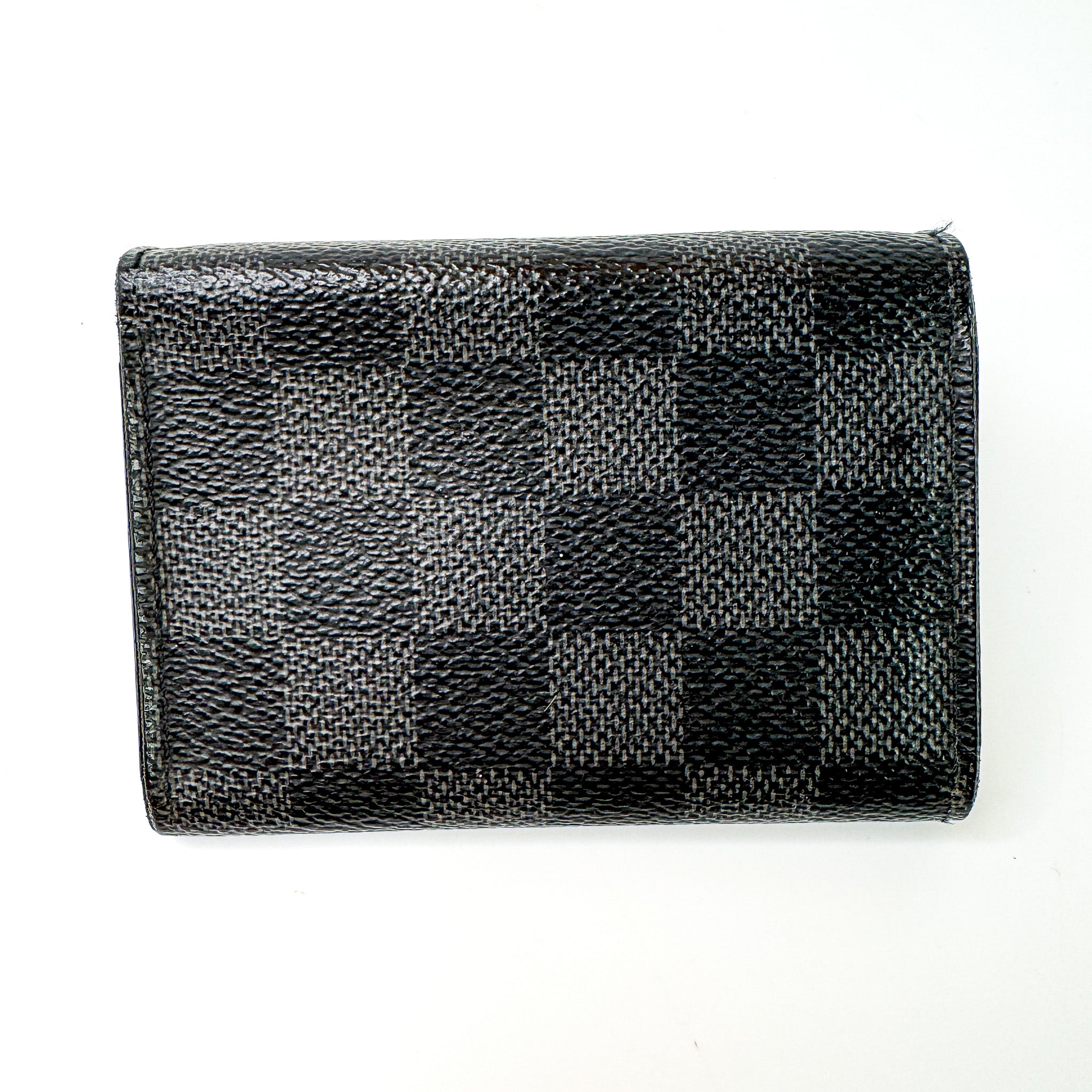 Pre-Owned Authentic Louis Vuitton Coated Canvas Damier Graphite Key Holder