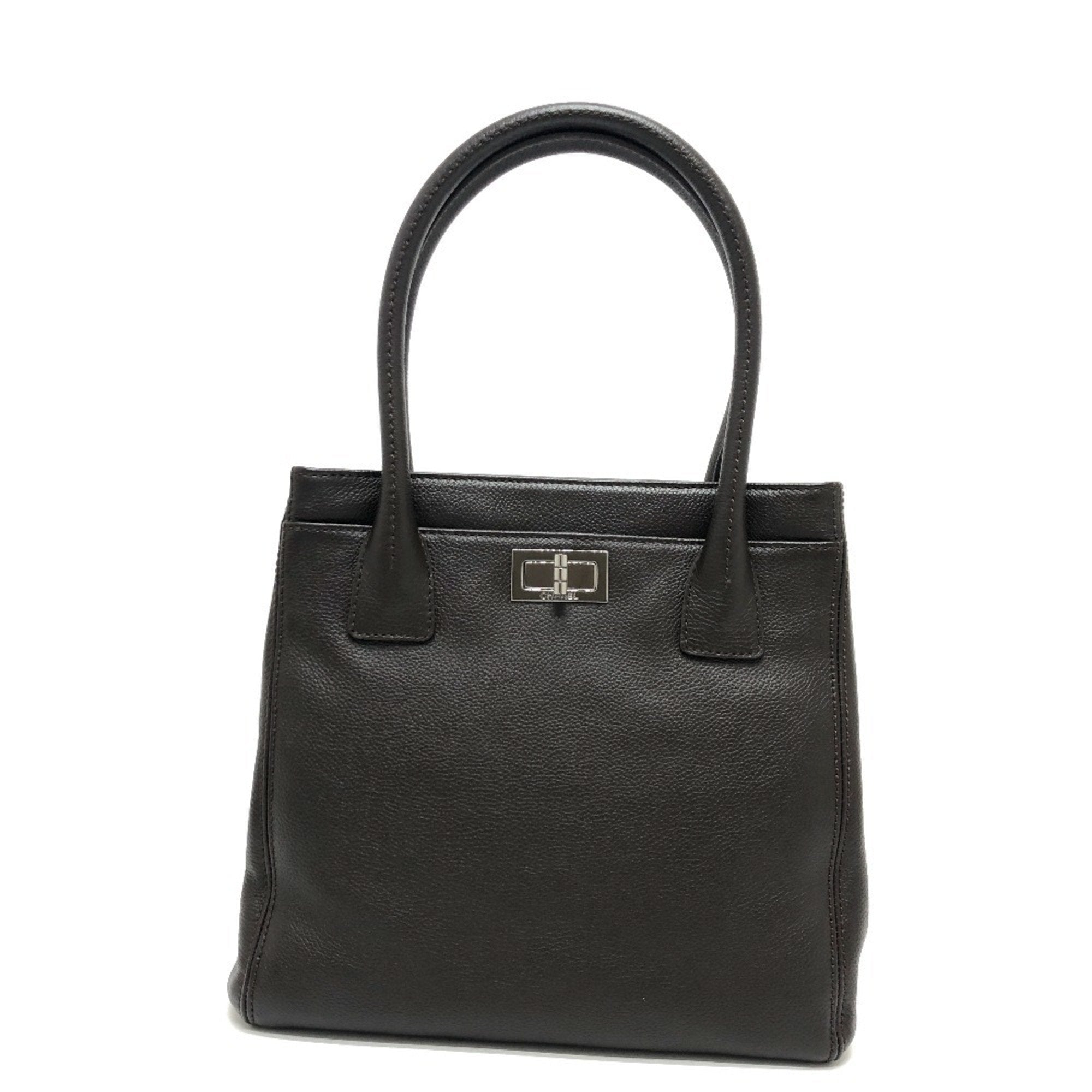 Chanel Executive 2.55 Tote Bag Leather Women's Brown Similar