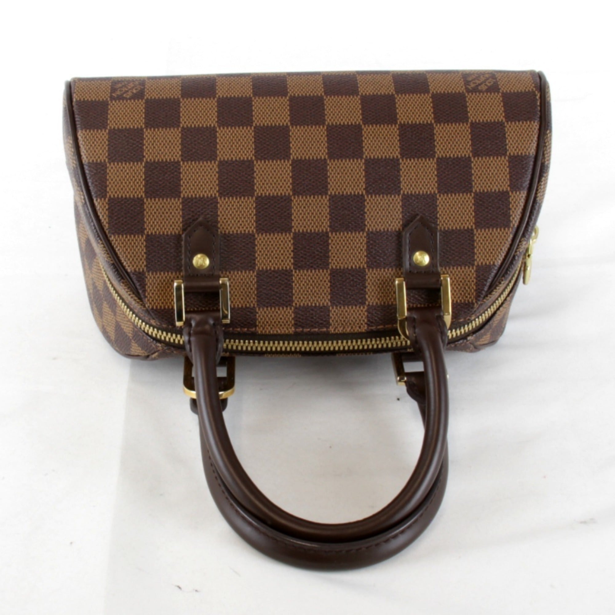 Louis Vuitton Rivera N41436 Handbag Damier Canvas Brown Women's