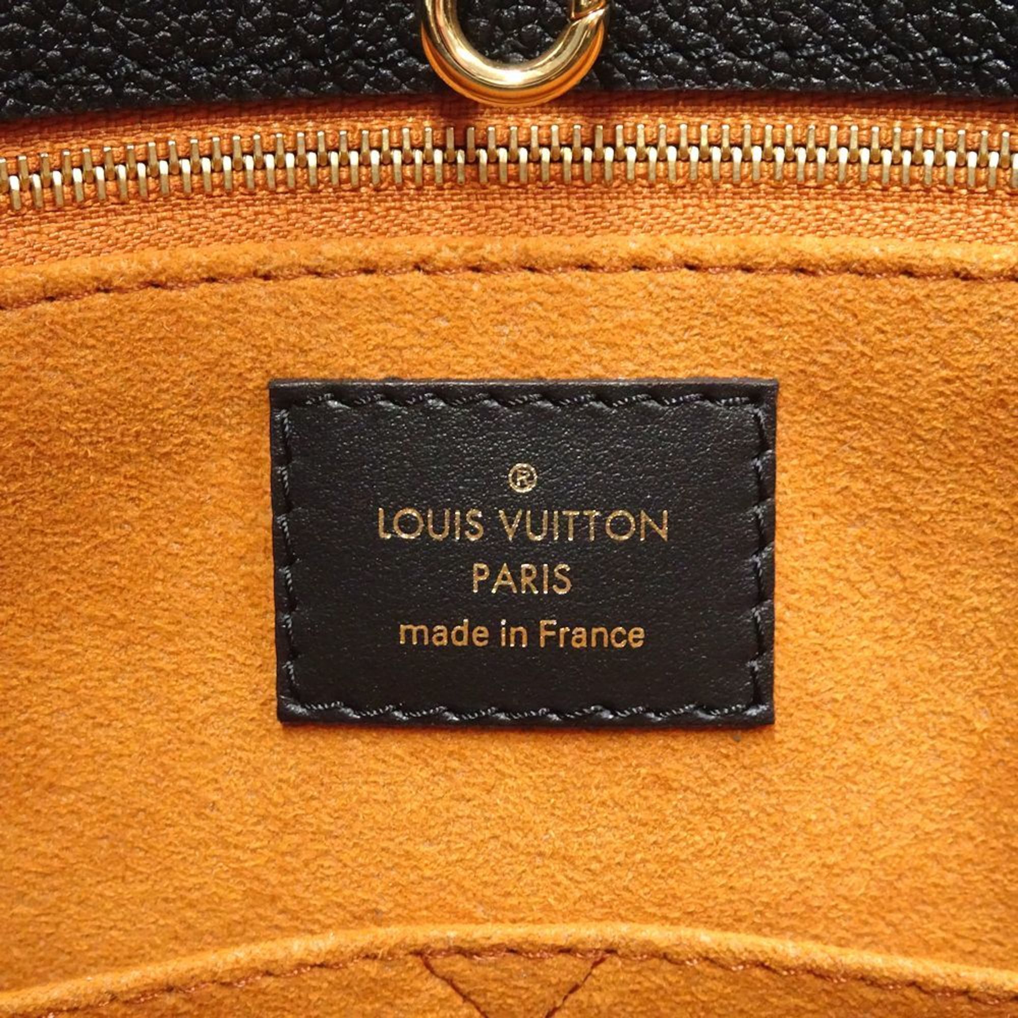 Louis Vuitton Monogram Empreinte On The Go Mm M45595 Tote Bag Noir 352026