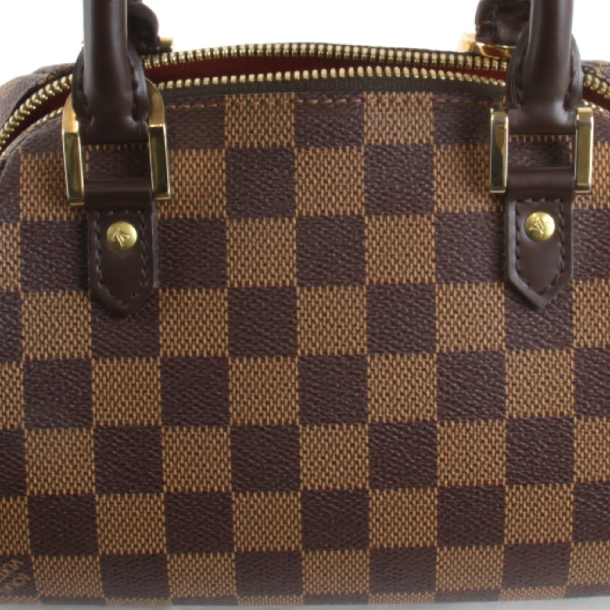 Louis Vuitton Rivera N41436 Handbag Damier Canvas Brown Women's