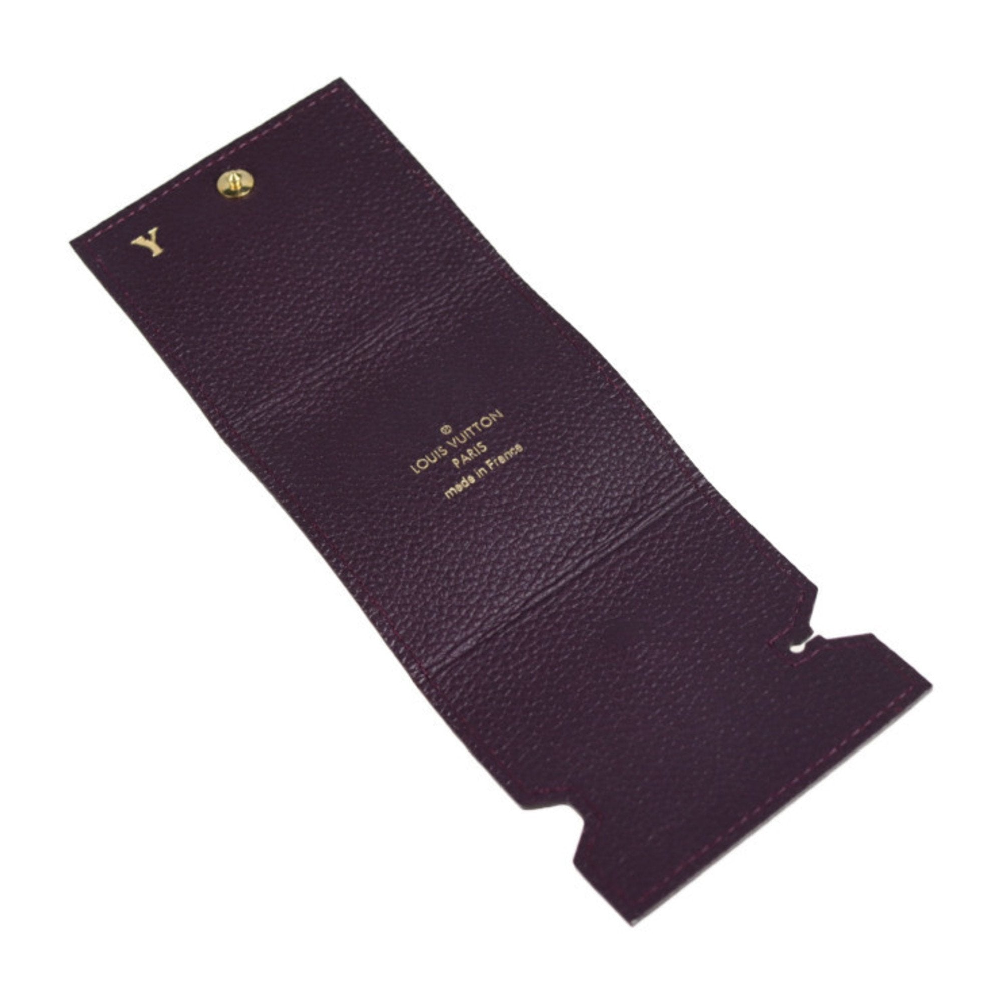 Louis Vuitton Etuy Ecouture Other Accessories M61484 Leather Ketch (Purple) Earphone Case
