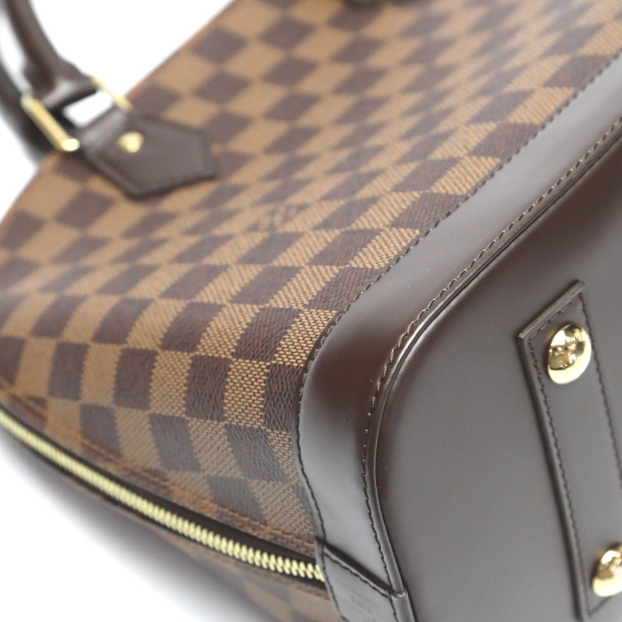 Louis Vuitton Handbag Damier Alma Pm Canvas N53151 Brown Lv