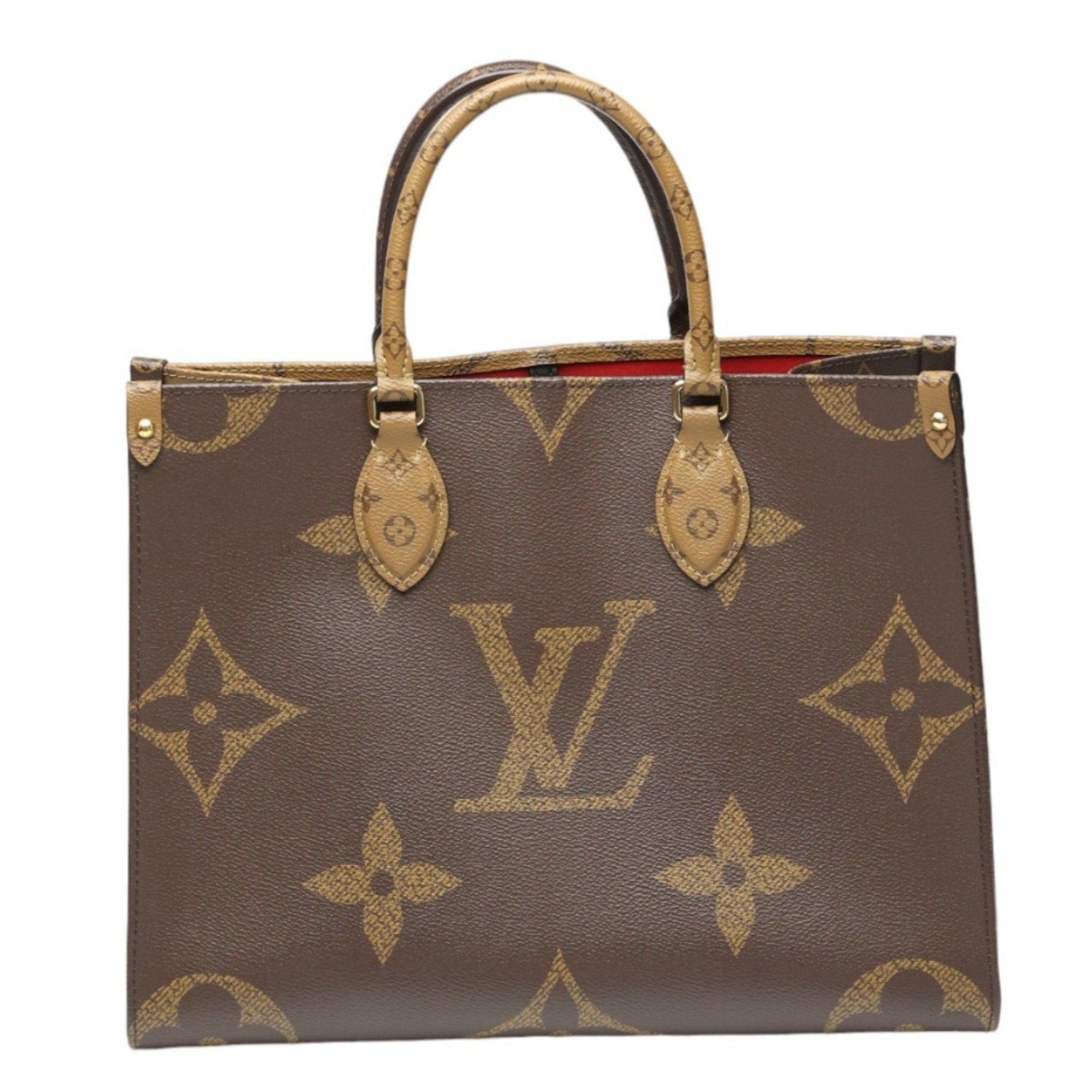 Louis Vuitton Bag Monogram On The Go Mm Canvas M45321 Brown Lv