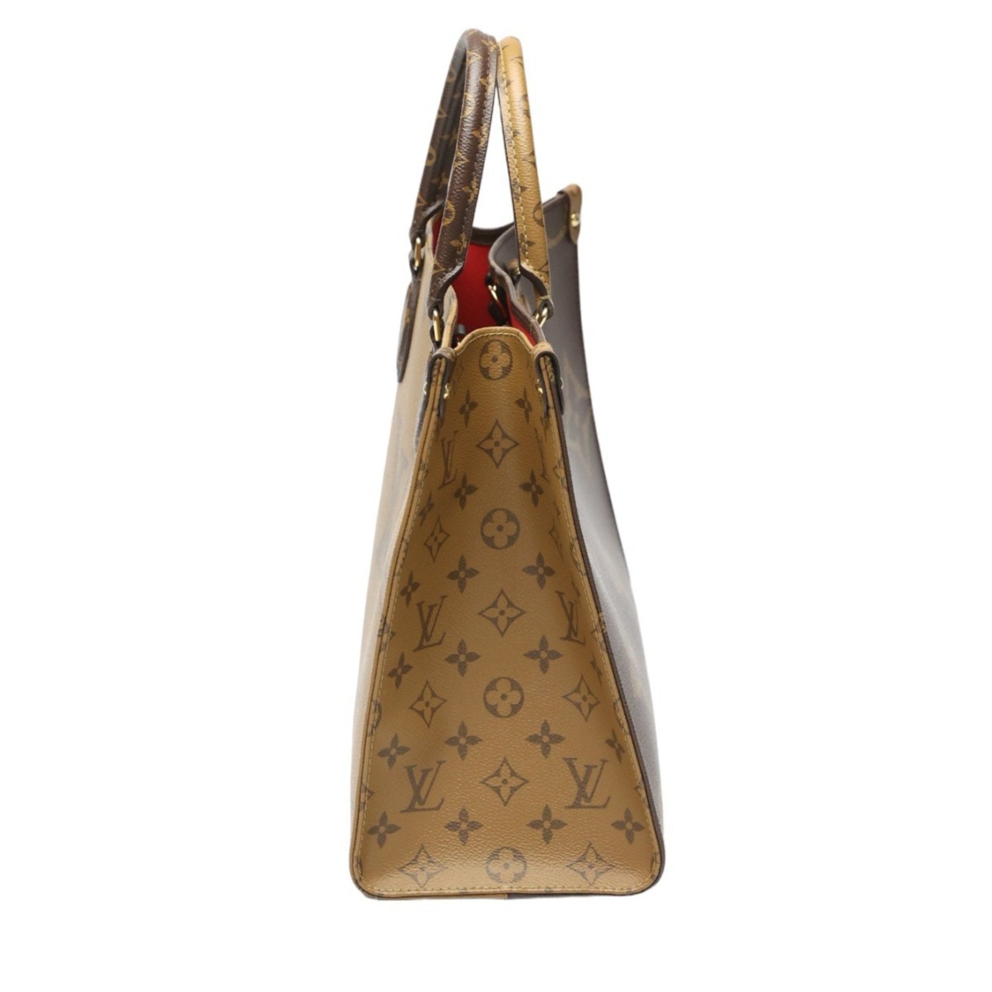 Louis Vuitton Bag Monogram On The Go Mm Canvas M45321 Brown Lv