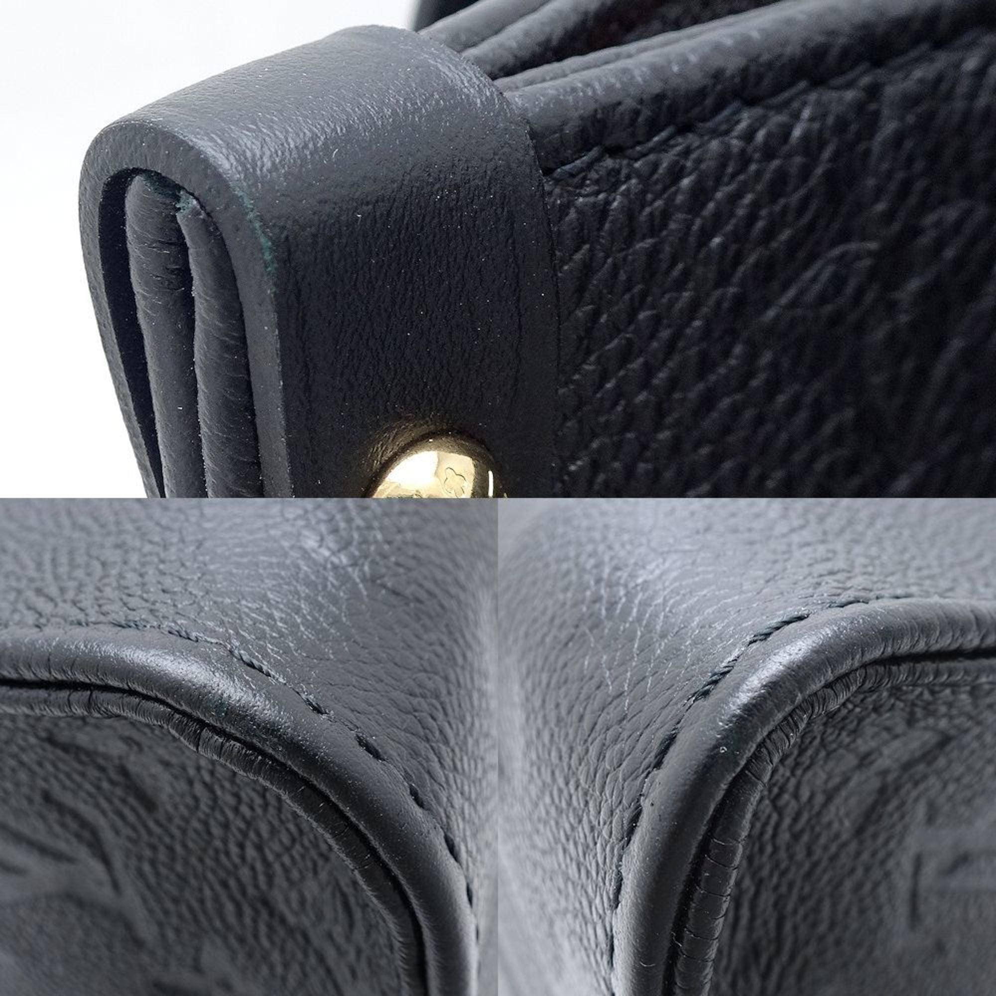 Louis Vuitton Monogram Empreinte On The Go Mm M45595 Tote Bag Noir 352026