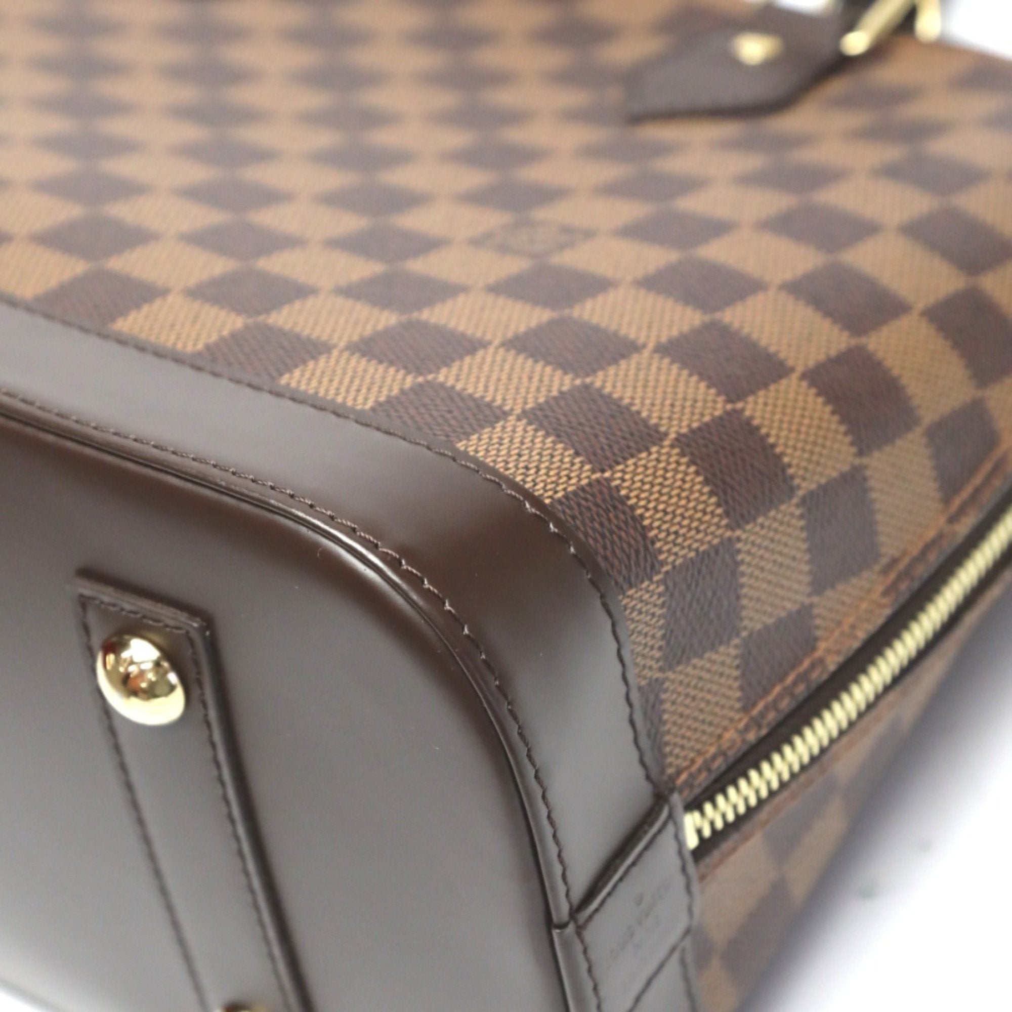 Louis Vuitton Handbag Damier Alma Pm Canvas N53151 Brown Lv