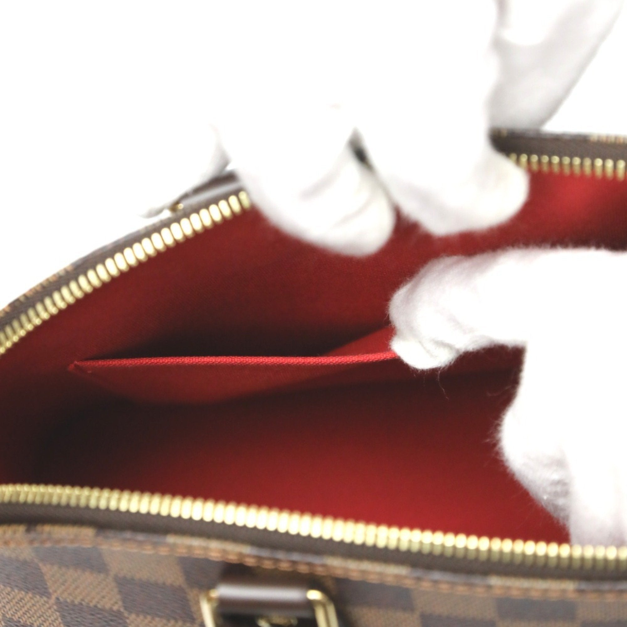 Louis Vuitton Handbag Damier Alma Pm Canvas N53151 Brown Lv