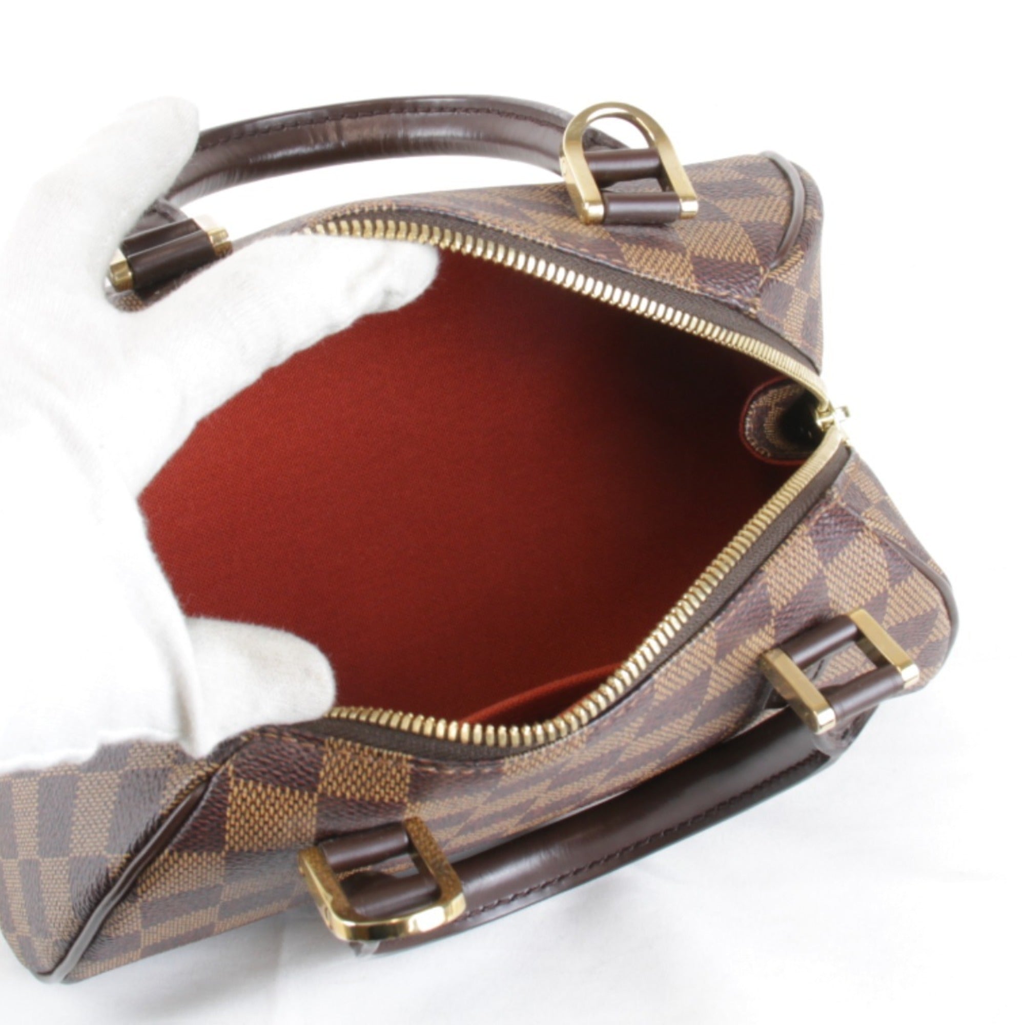 Louis Vuitton Rivera N41436 Handbag Damier Canvas Brown Women's