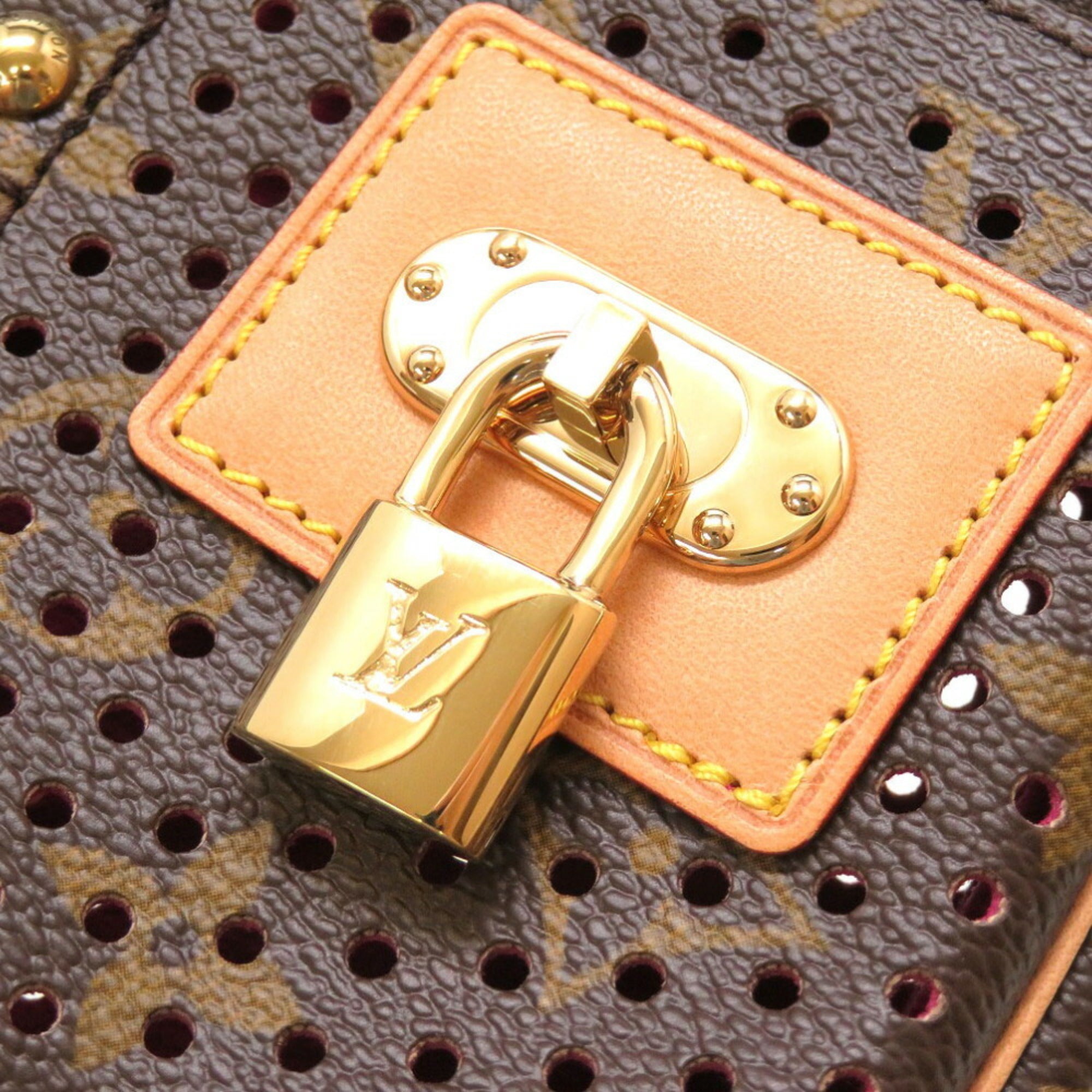 Louis Vuitton Fuchsia Monogram Perfo Pochette M95183