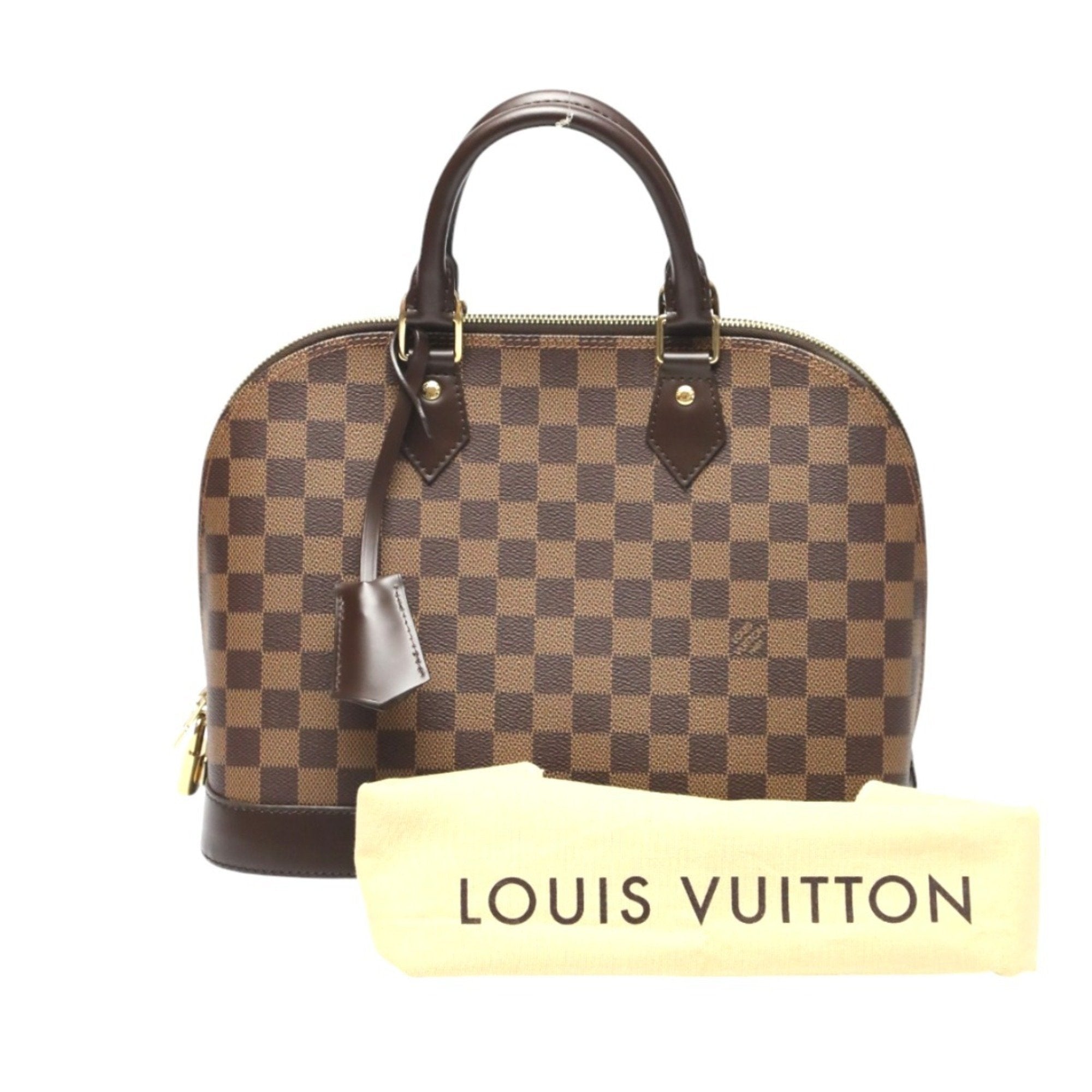Louis Vuitton Handbag Damier Alma Pm Canvas N53151 Brown Lv