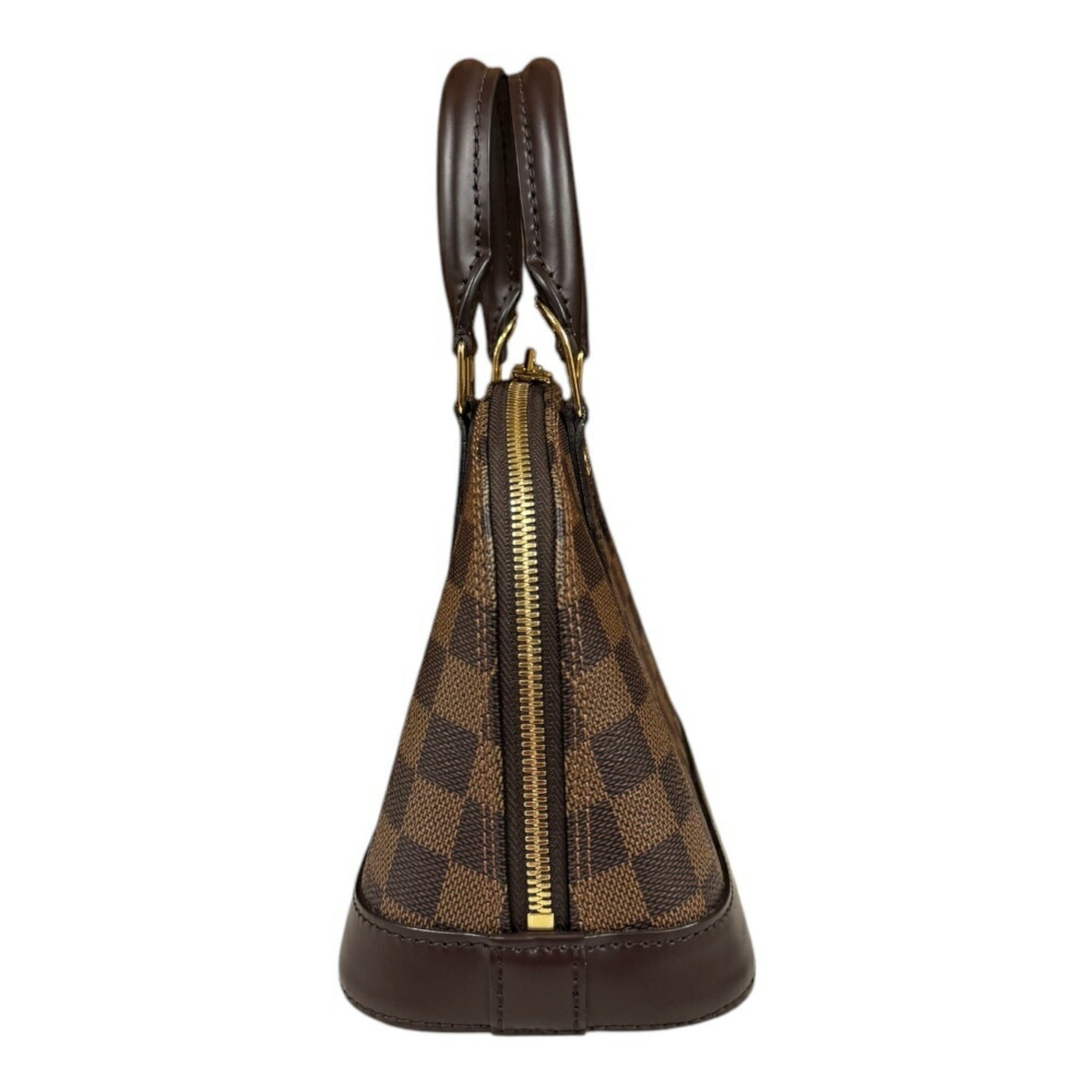 Louis Vuitton Alma Bb Damier Canvas Bag Brown N40606