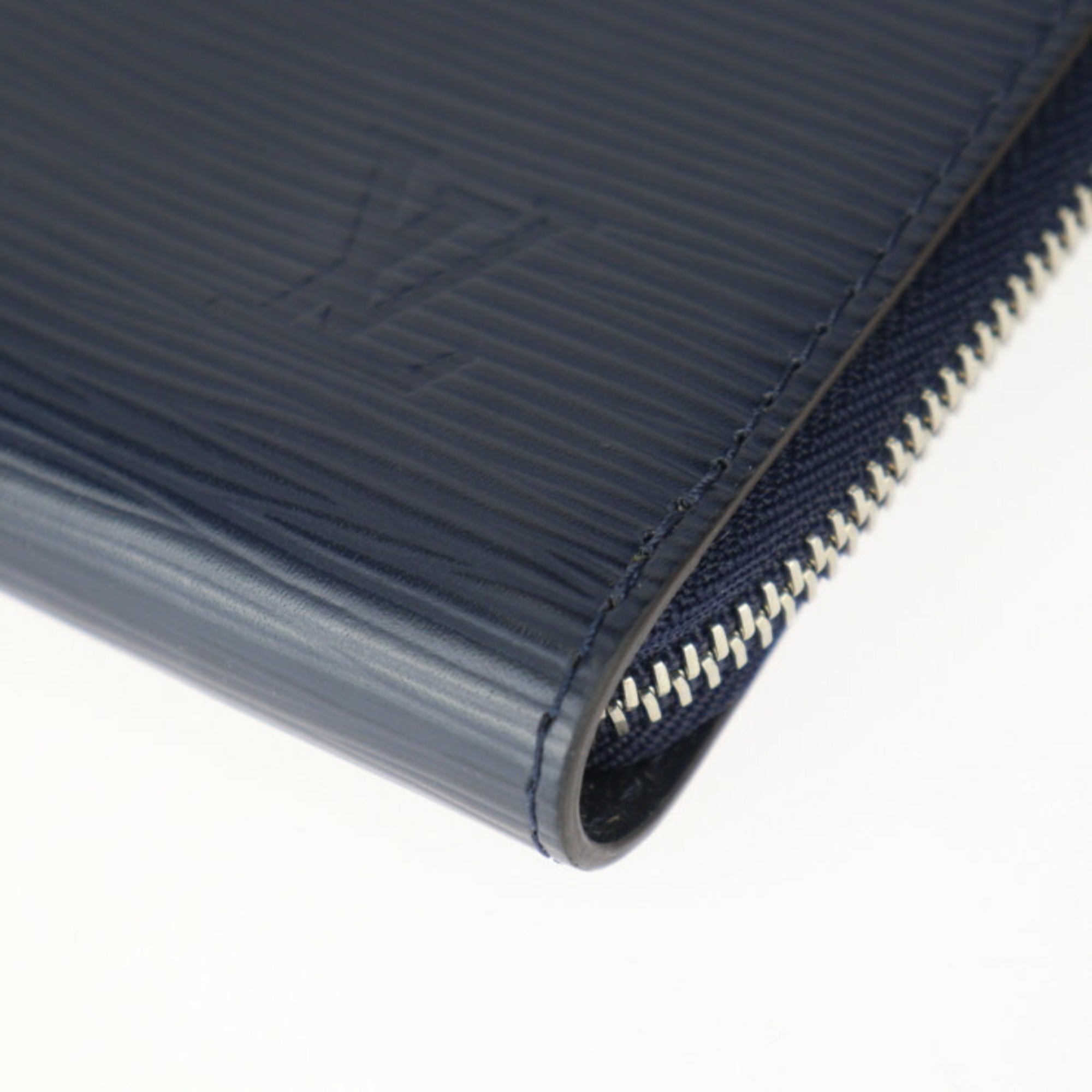 Louis Vuitton Pochette Jour Gm Second Bag M64154 Epi Leather Blue Marine L Shaped Clutch Pouch