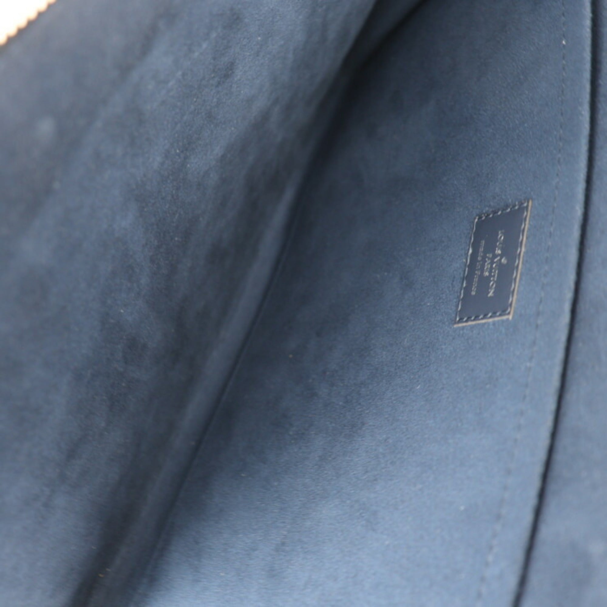 Louis Vuitton Pochette Jour Gm Second Bag M64154 Epi Leather Blue Marine L Shaped Clutch Pouch