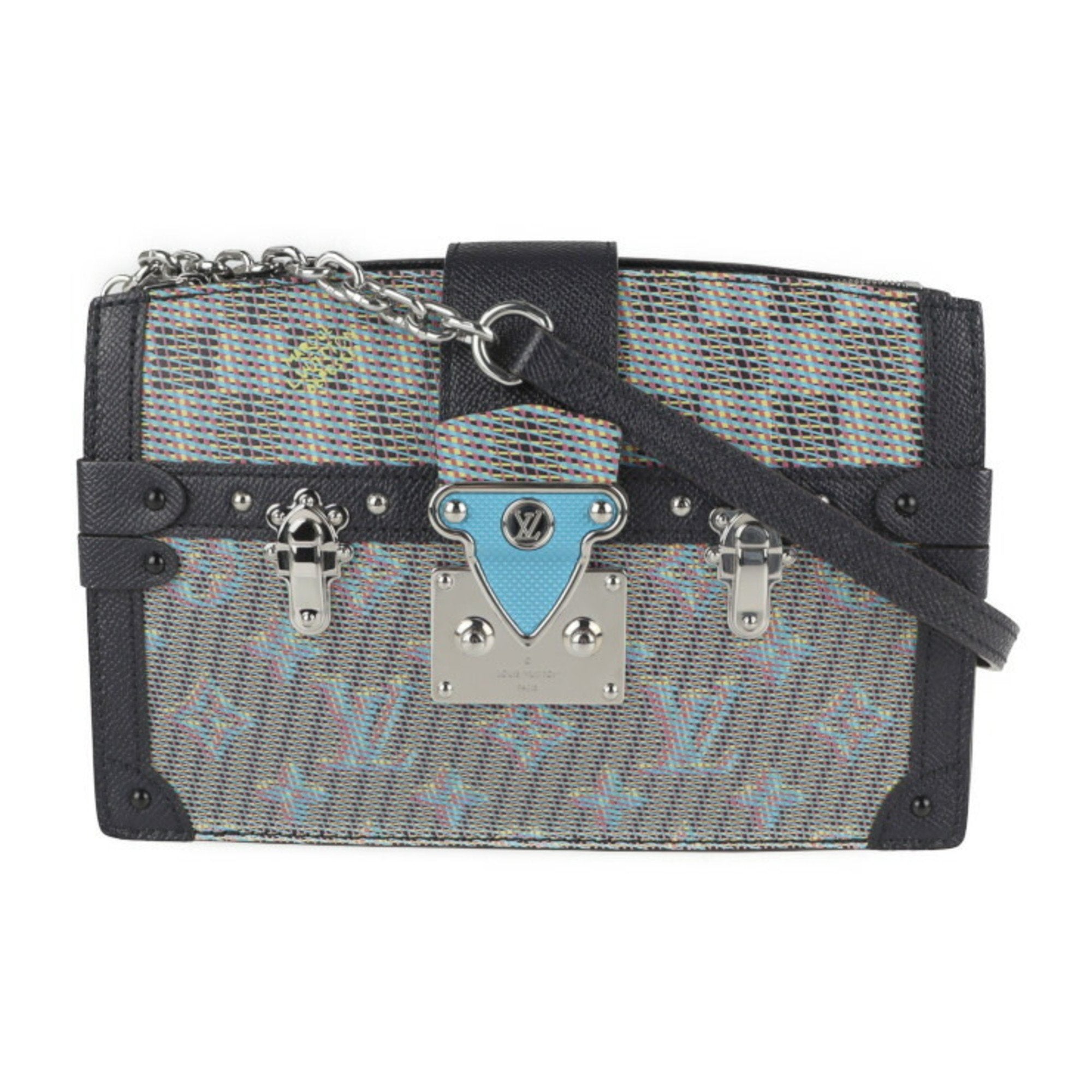 Louis Vuitton Petite Maru Blue Monogram Bag M55512