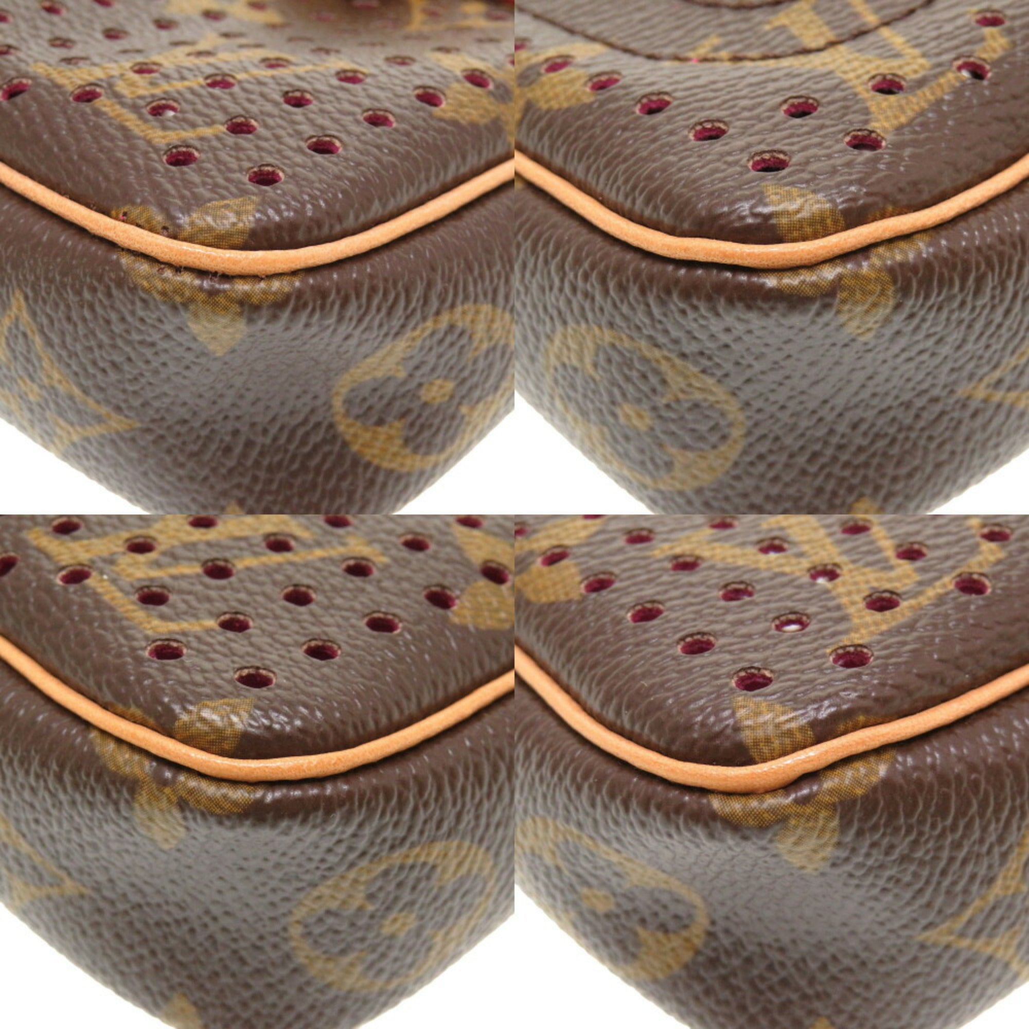 Louis Vuitton Fuchsia Monogram Perfo Pochette M95183