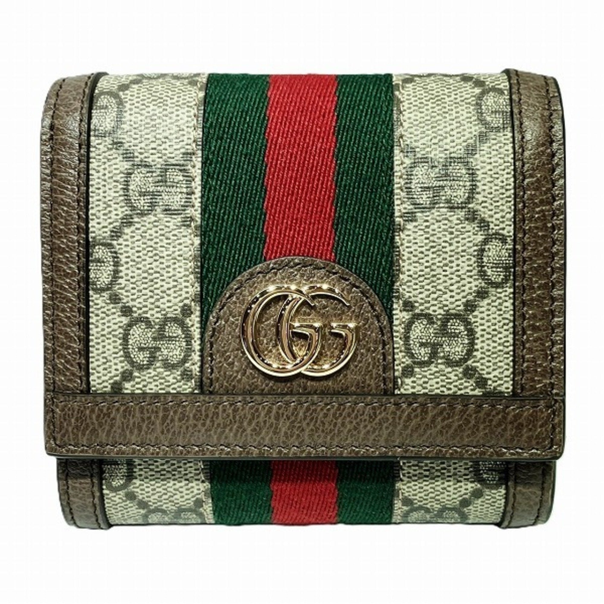 Gucci Offdia Shelly Line Bi Fold Wallet For Women 598662