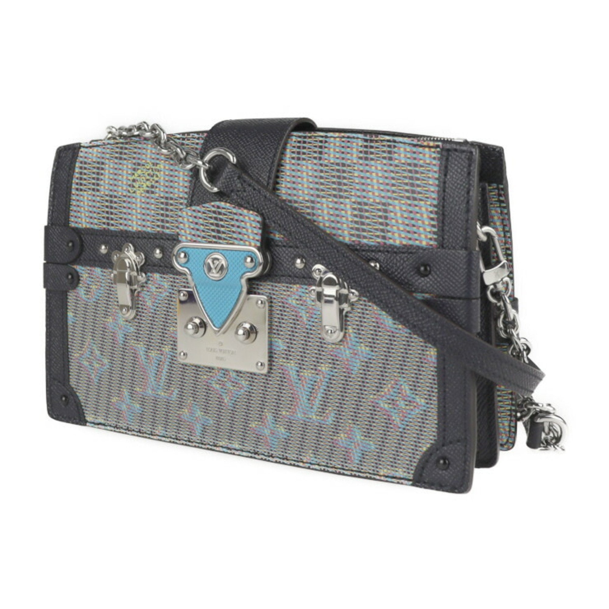 Louis Vuitton Petite Maru Blue Monogram Bag M55512