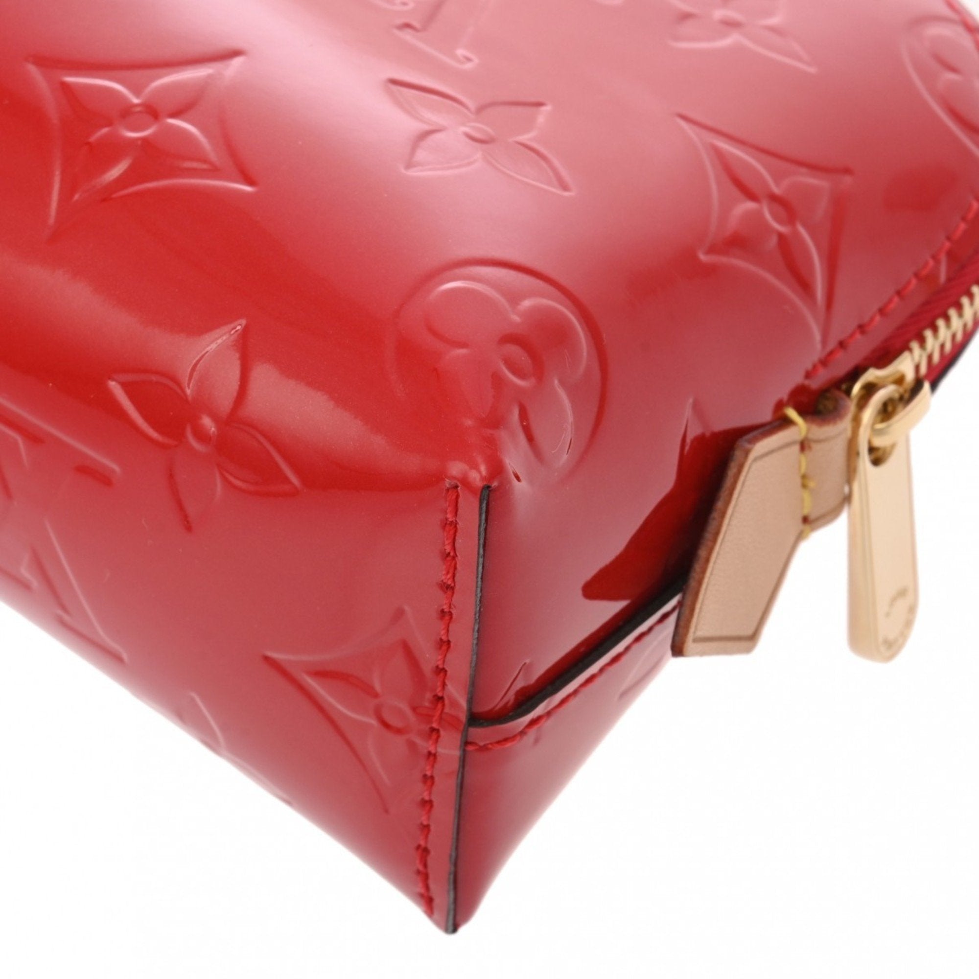 Louis Vuitton Pochette Tick Cerise M90172 Women's Vernis Pouch