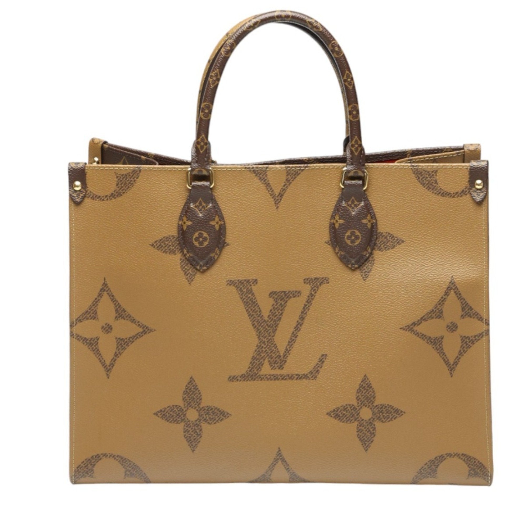 Louis Vuitton Bag Monogram On The Go Mm Canvas M45321 Brown Lv