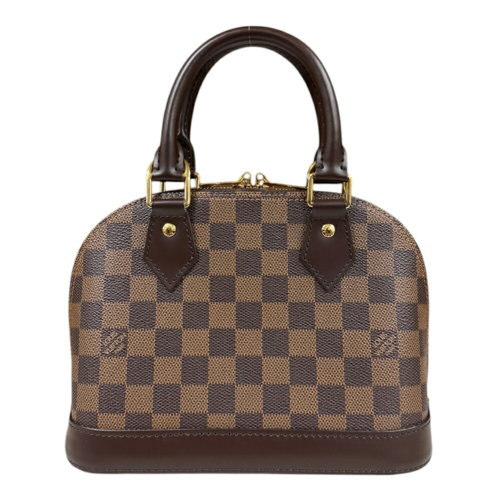 Louis Vuitton Alma Bb Damier Canvas Bag Brown N40606