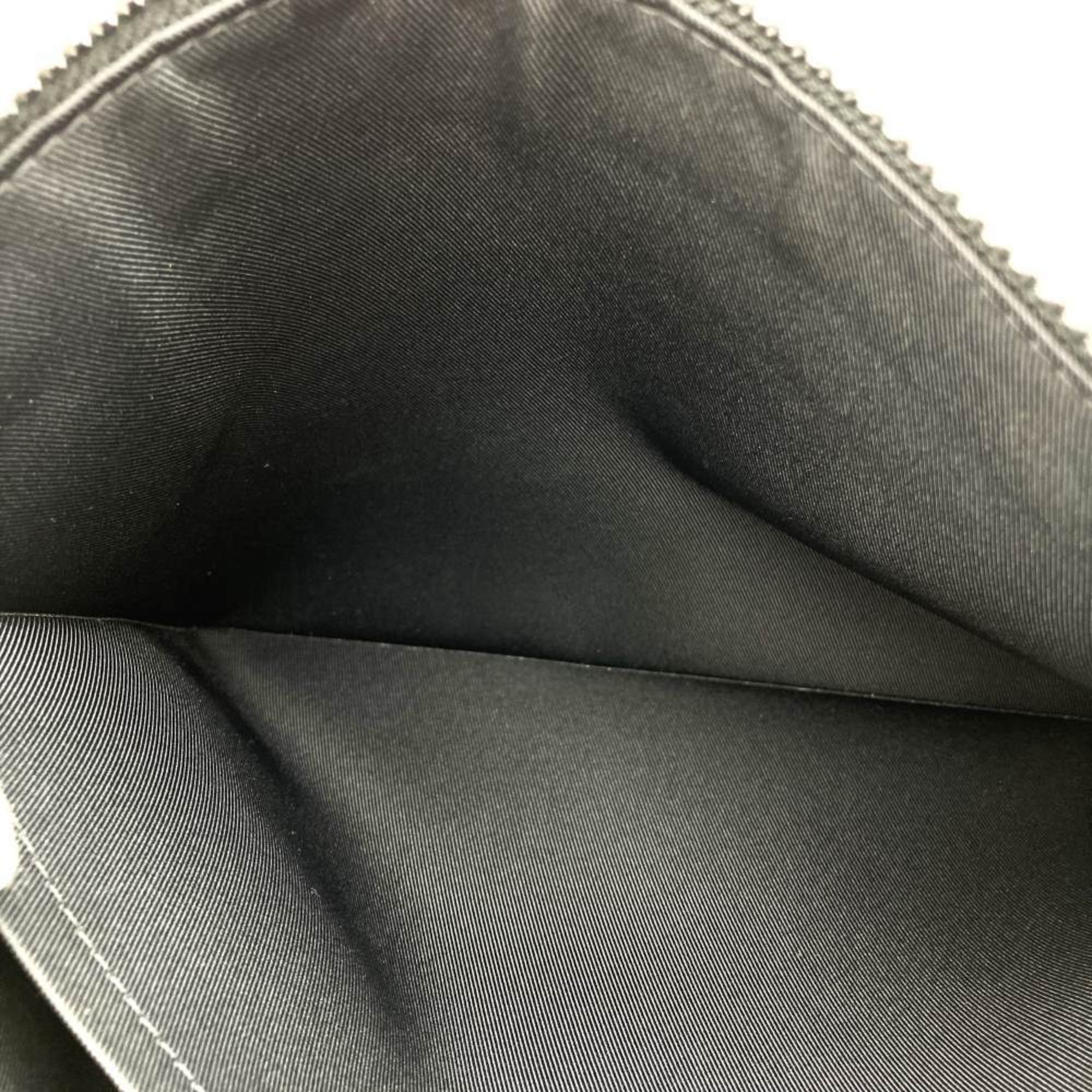 Louis Vuitton Pochette Clutch Bag Document Case Monogram Taurillon Black M67461 Men's Women's
