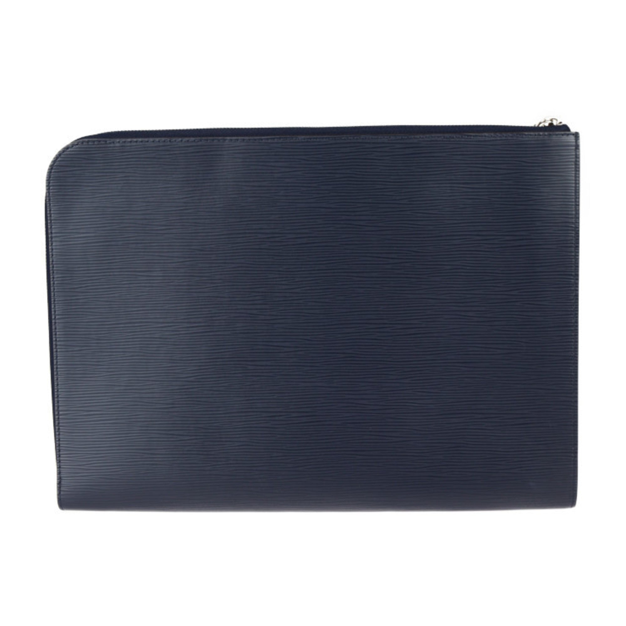 Louis Vuitton Pochette Jour Gm Second Bag M64154 Epi Leather Blue Marine L Shaped Clutch Pouch