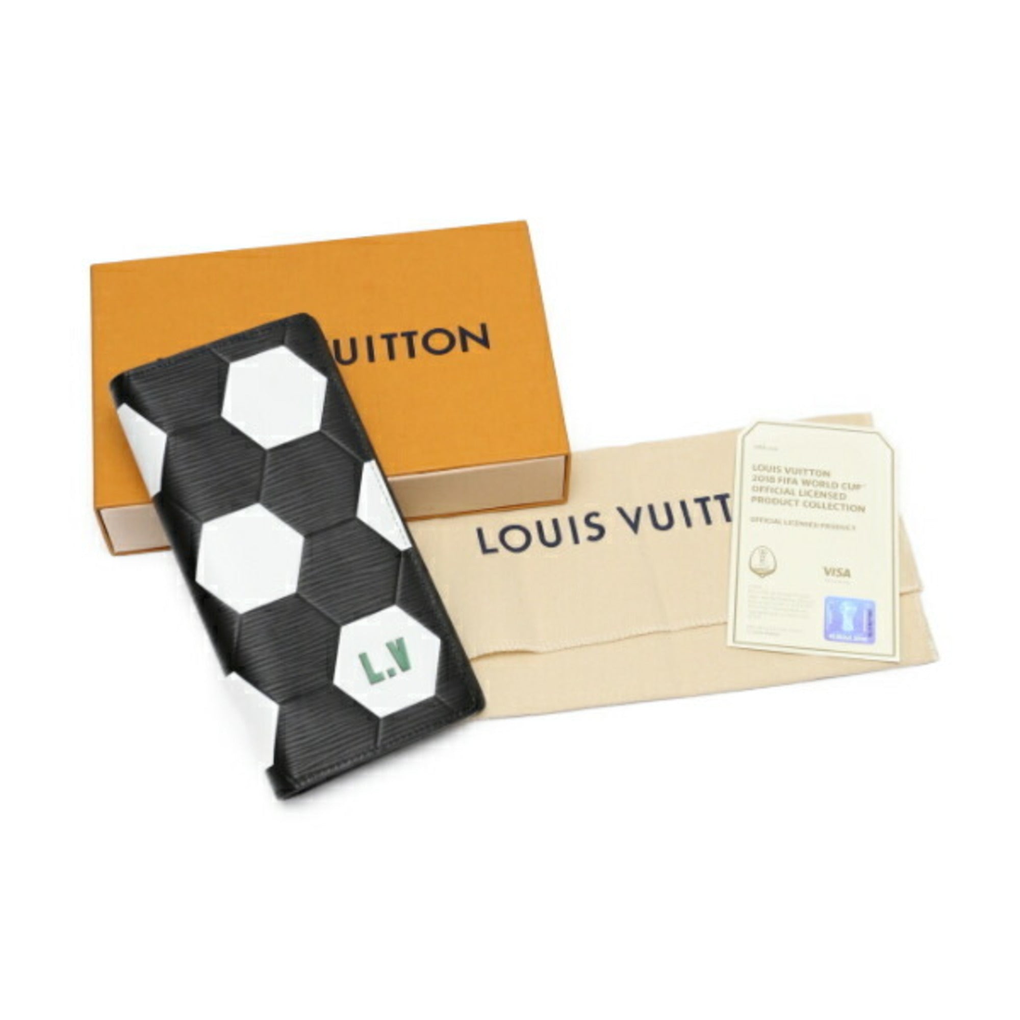 Louis Vuitton Epi Leather Brazza Wallet Noir M63294