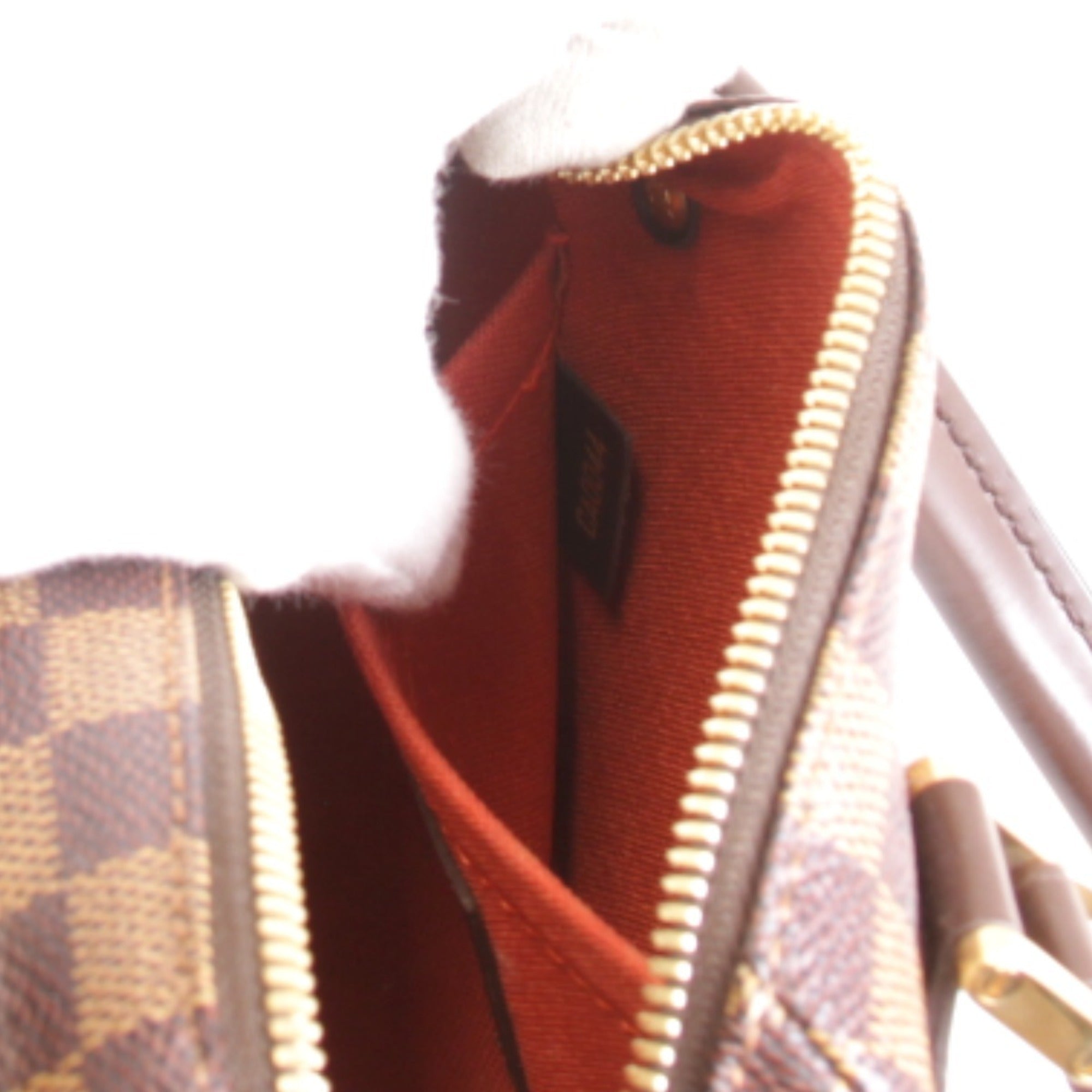 Louis Vuitton Rivera N41436 Handbag Damier Canvas Brown Women's