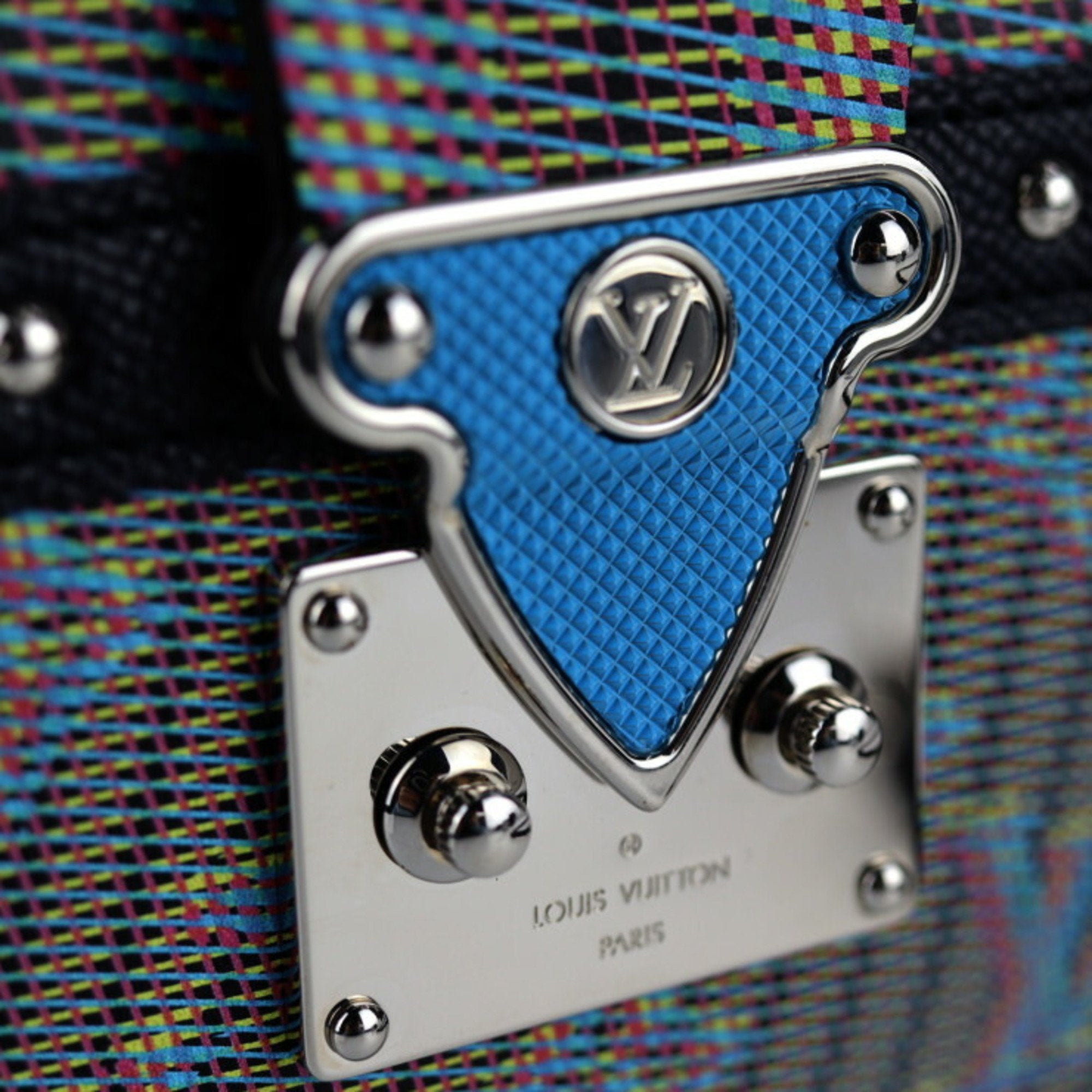Louis Vuitton Petite Maru Blue Monogram Bag M55512