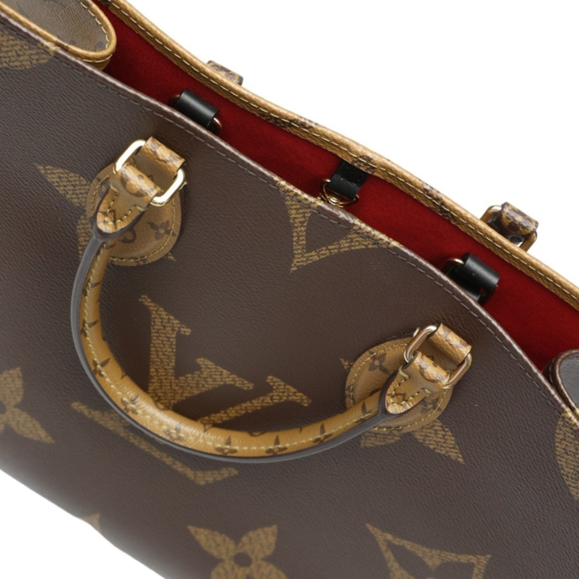 Louis Vuitton Bag Monogram On The Go Mm Canvas M45321 Brown Lv