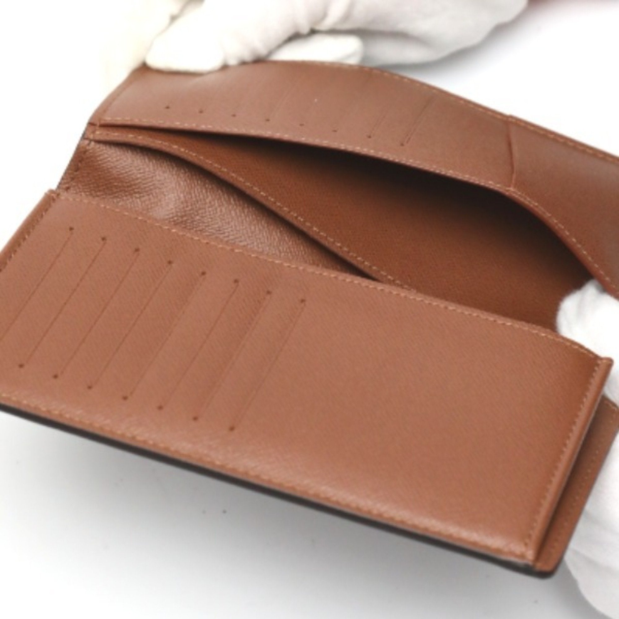 Louis Vuitton Monogram Long Wallet Braza M66540 Brown