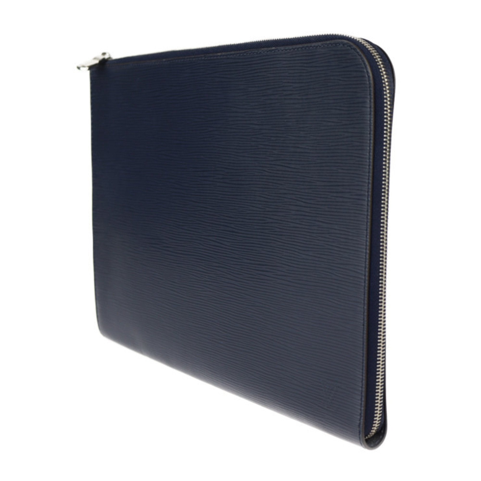 Louis Vuitton Pochette Jour Gm Second Bag M64154 Epi Leather Blue Marine L Shaped Clutch Pouch