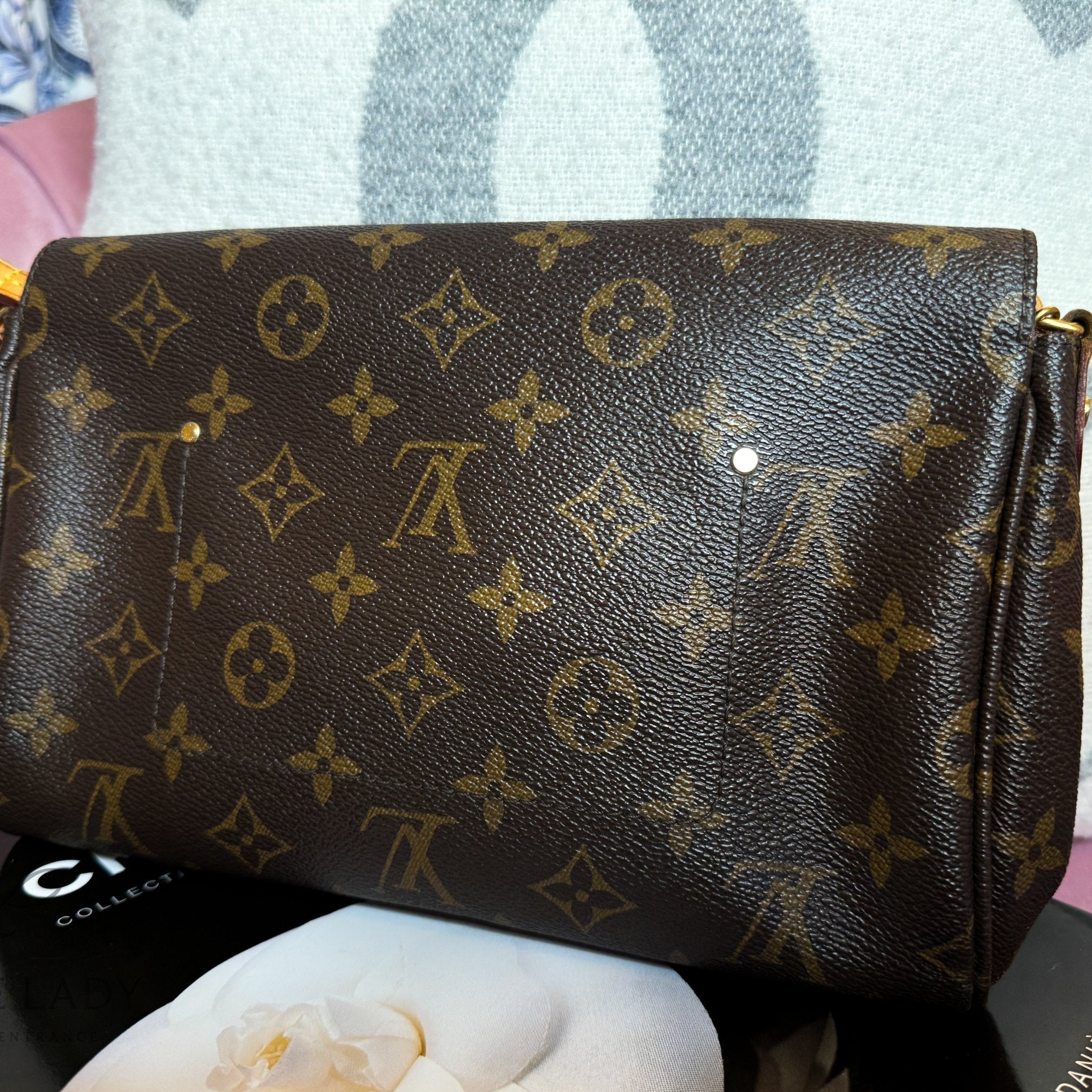 Pre-owned Louis Vuitton Monogram Canvas Crossbody Bag Favorite MM Monogram