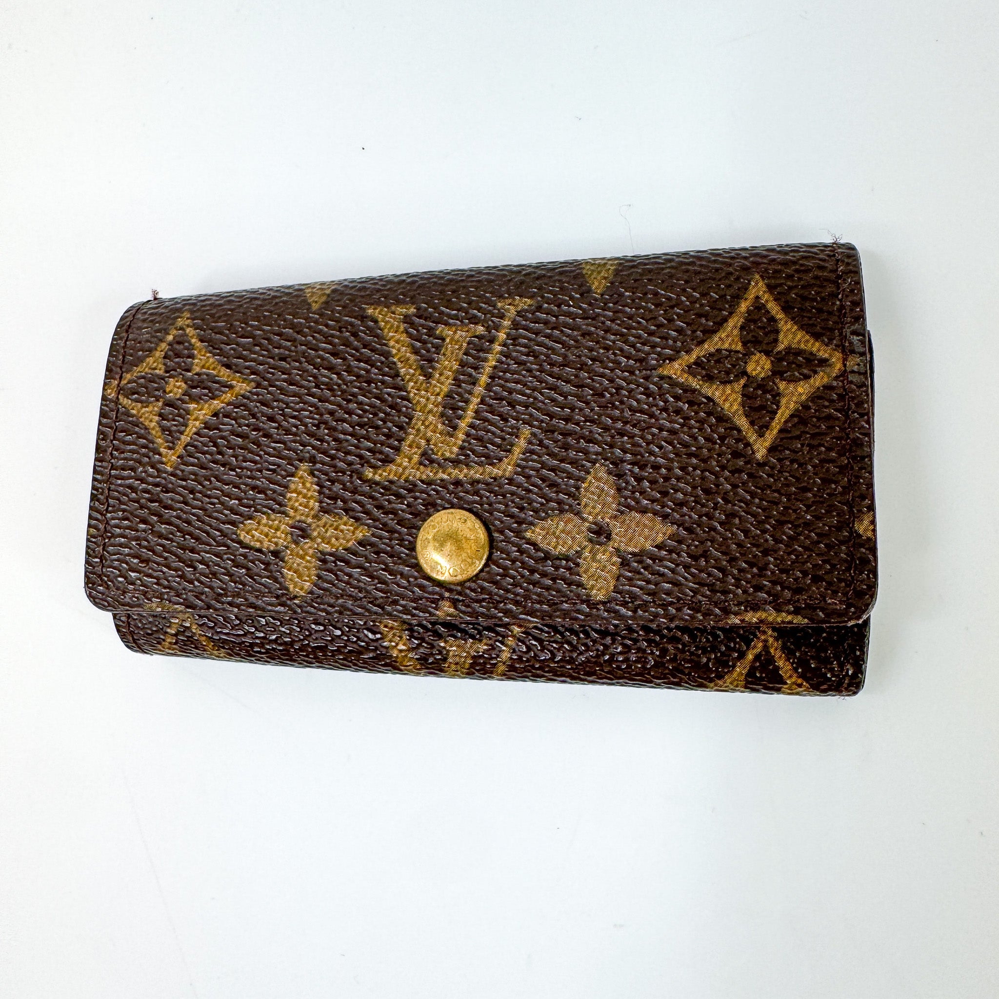 Pre-Owned Authentic Louis Vuitton Coated Canvas Monogram Key Holder