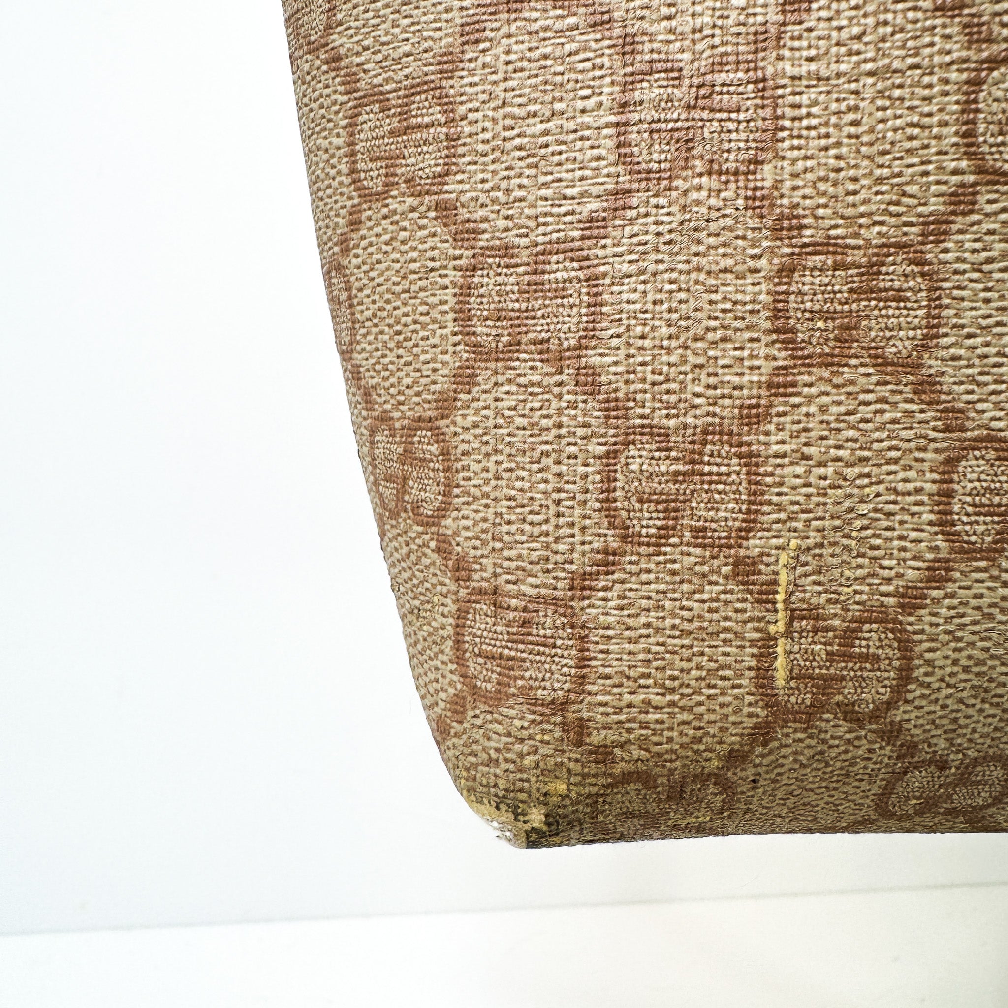 Pre-Owned Authentic Gucci Supreme Coated Canvas Beige GG Small Joy Tote Bag
