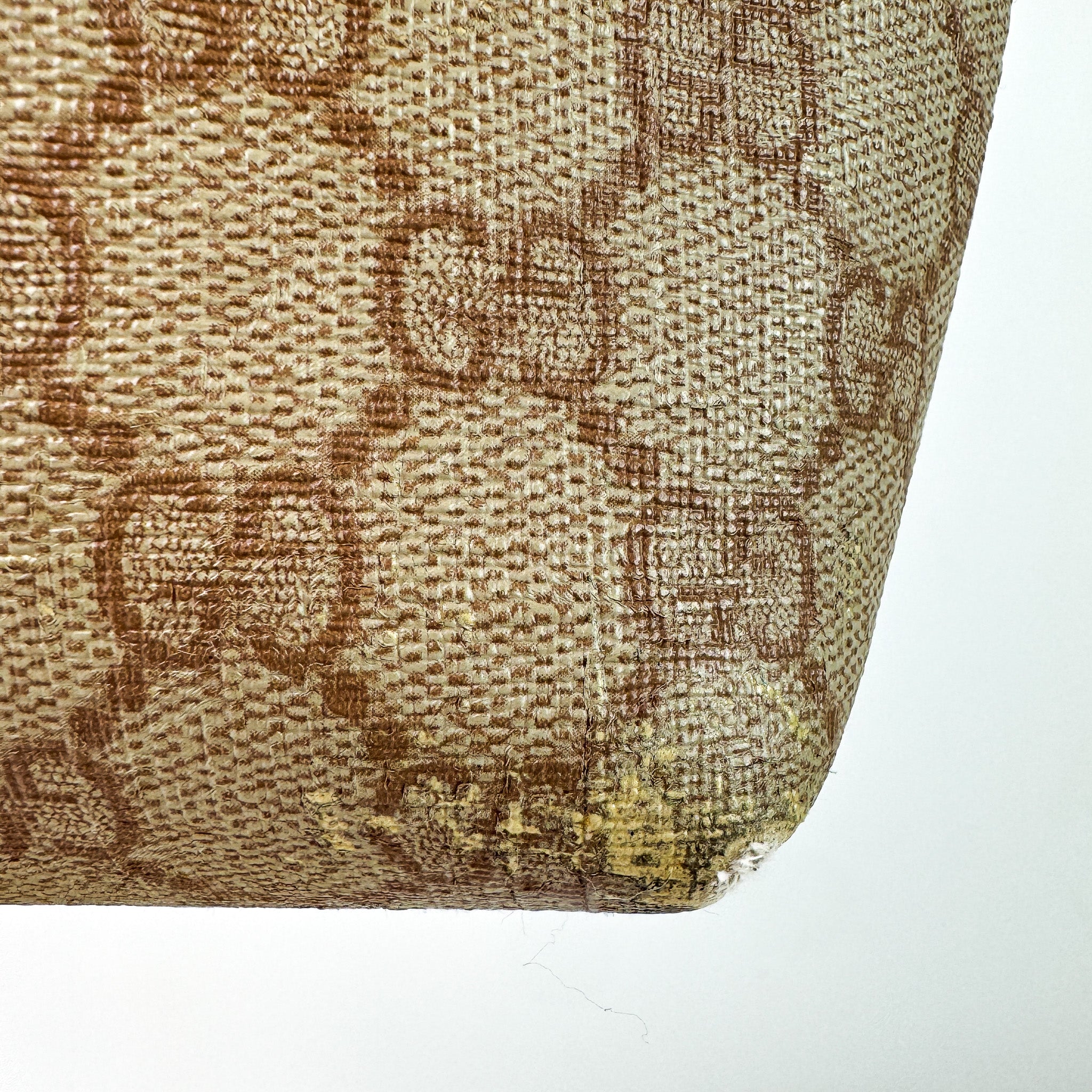 Pre-Owned Authentic Gucci Supreme Coated Canvas Beige GG Small Joy Tote Bag