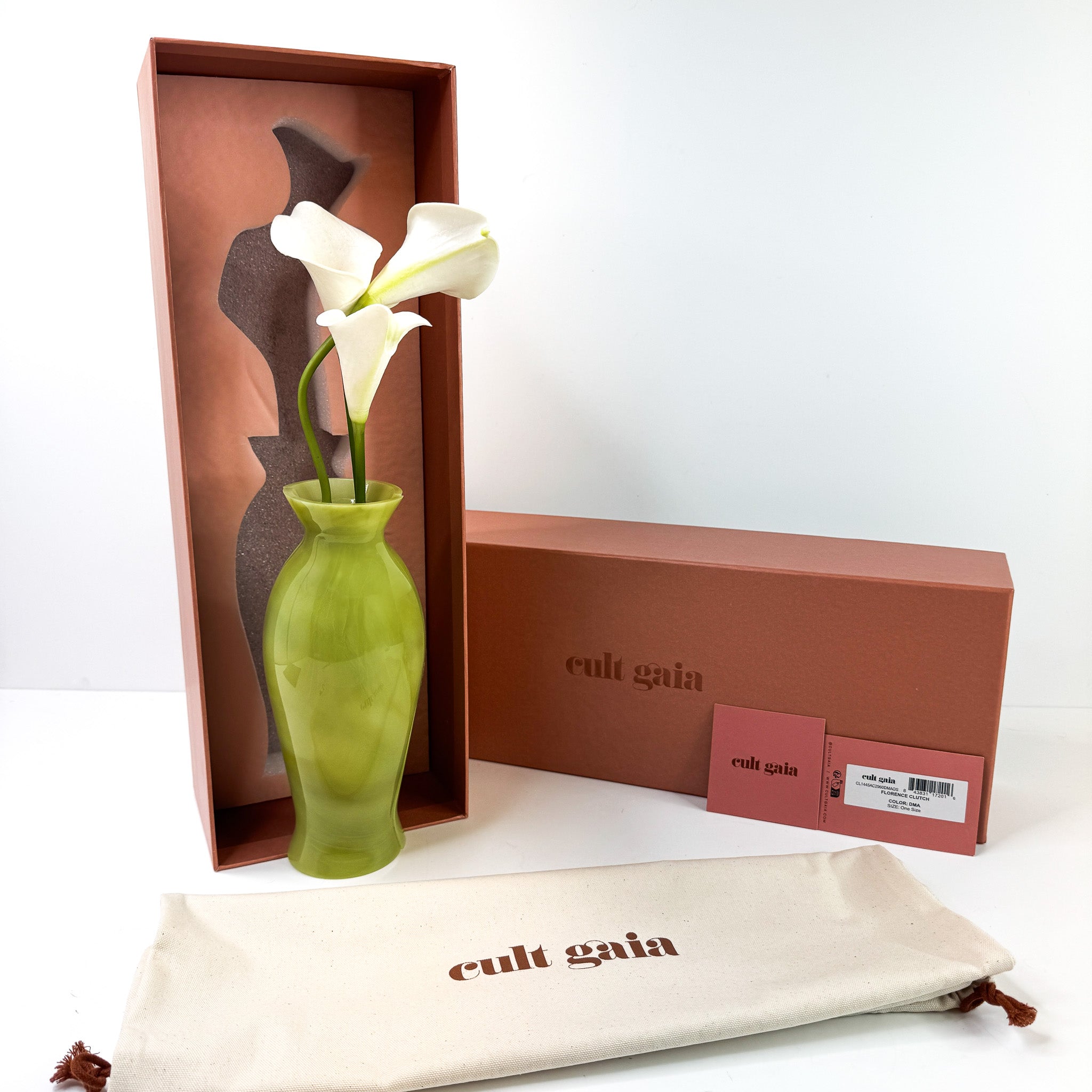Pre-Owned Authentic BNWT Cult Gaia Dominga Florence Clutch Handbag